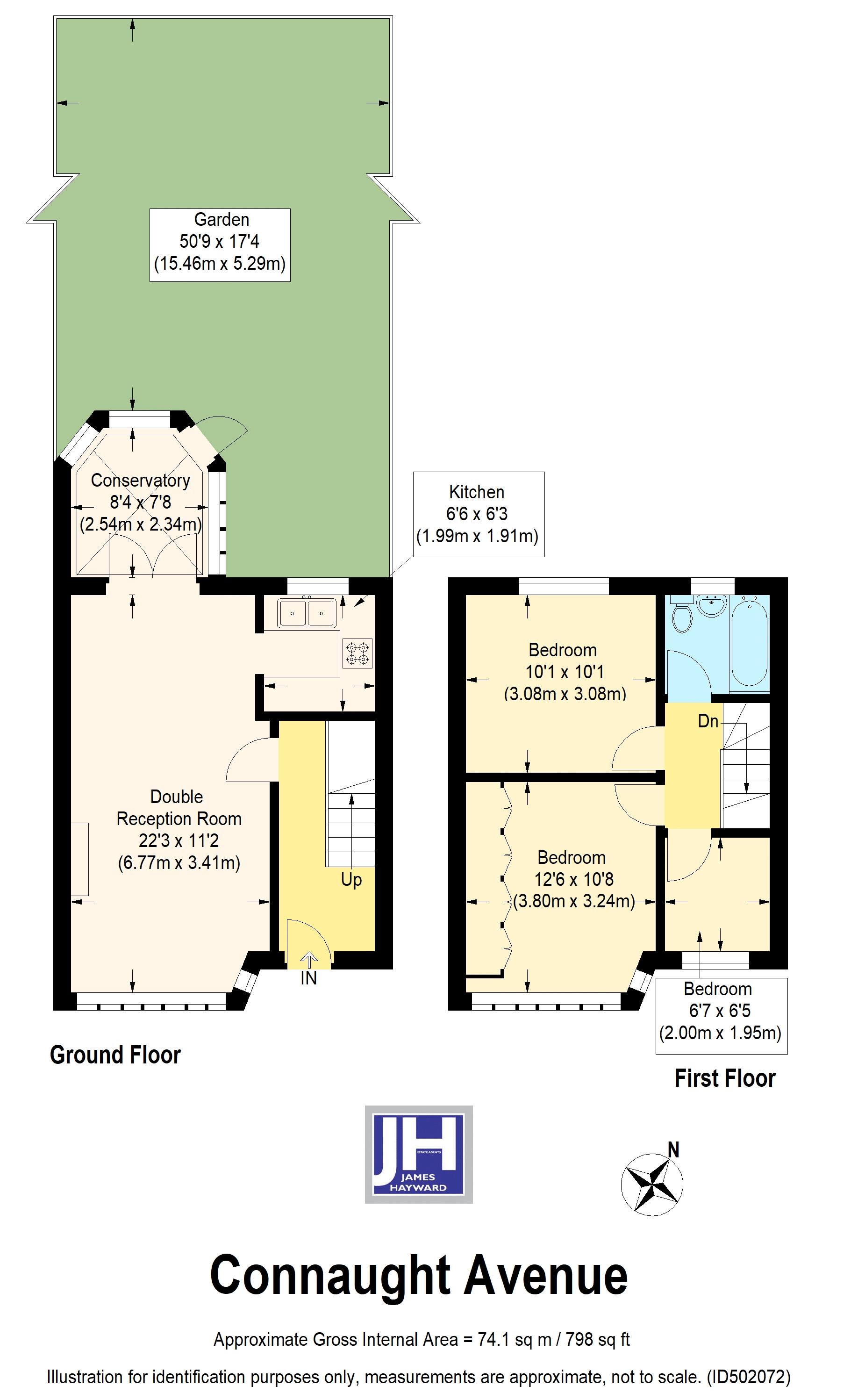 3 Bedrooms Terraced house for sale in Connaught Avenue, Enfield EN1