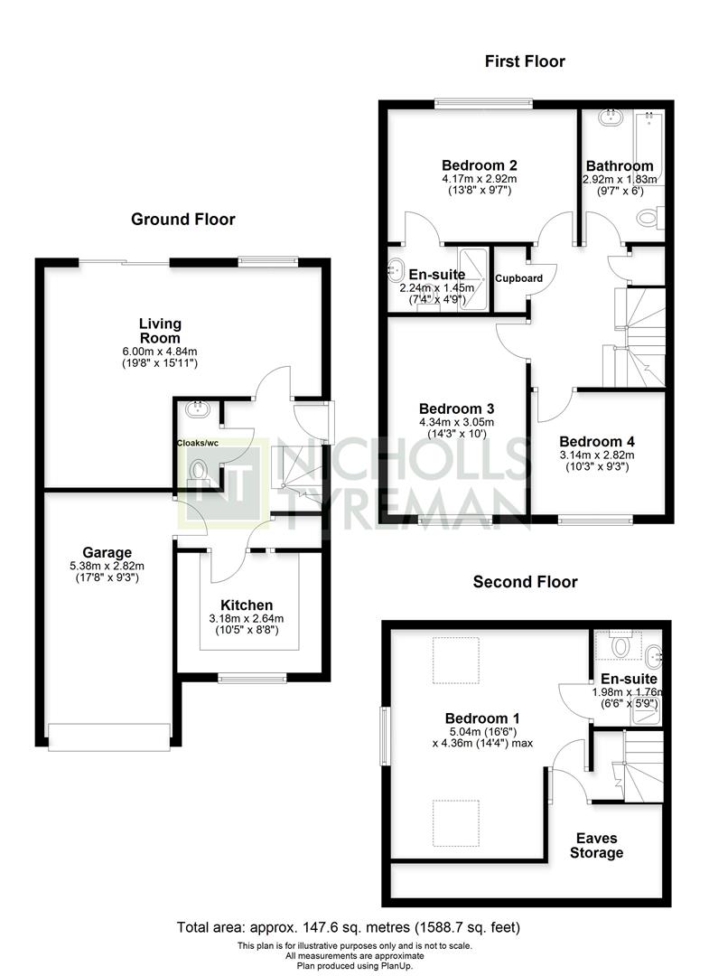 23, Redfearn Mews, Harrogate floorplan