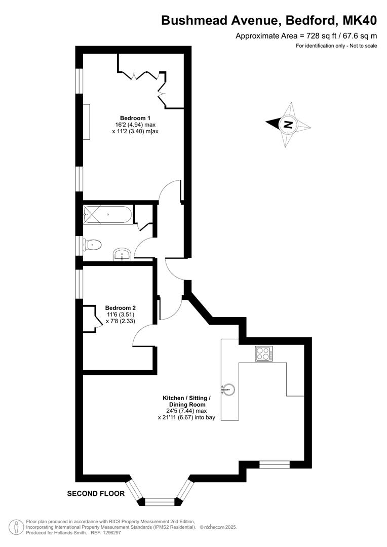 Flat 10, 54, Bushmead Avenue, Bedford floorplan