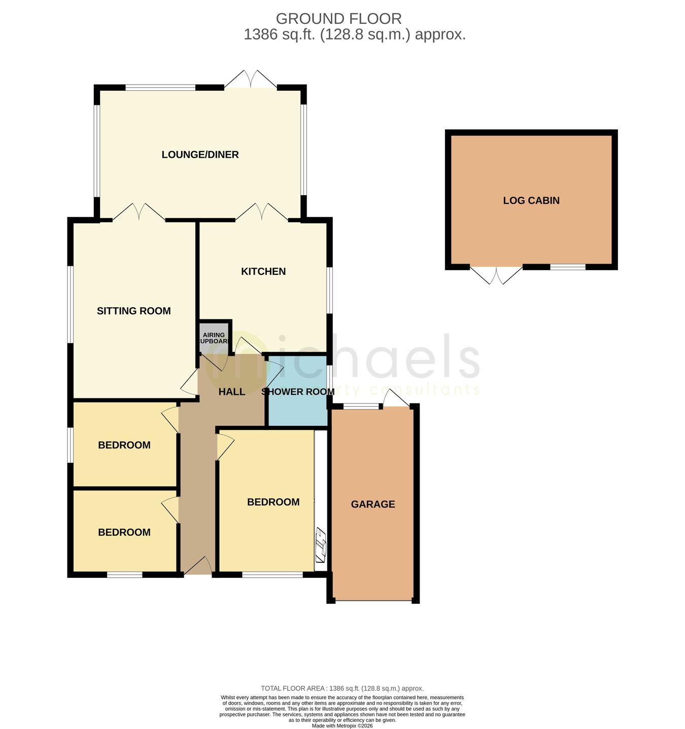 6, Clover Drive, Colchester floorplan