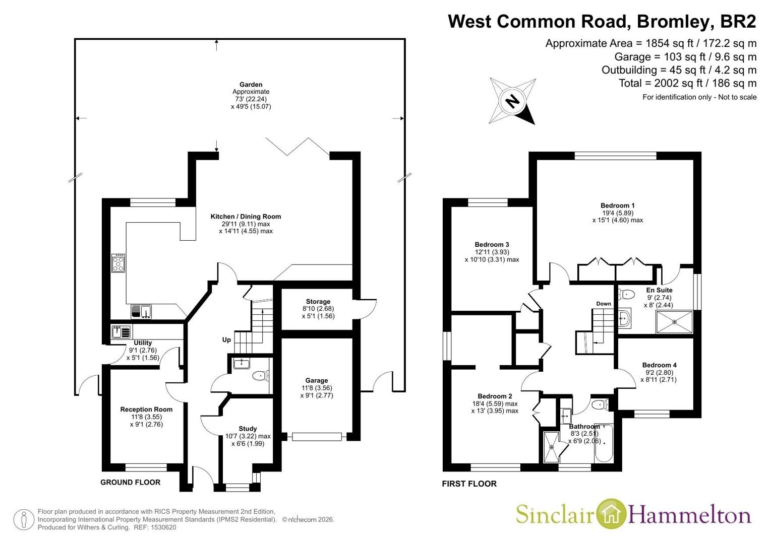 West Common Road, Hayes floorplan