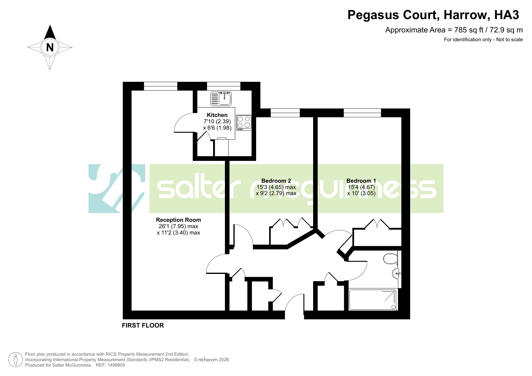11 Pegasus Court, Kenton Road, Kenton floorplan
