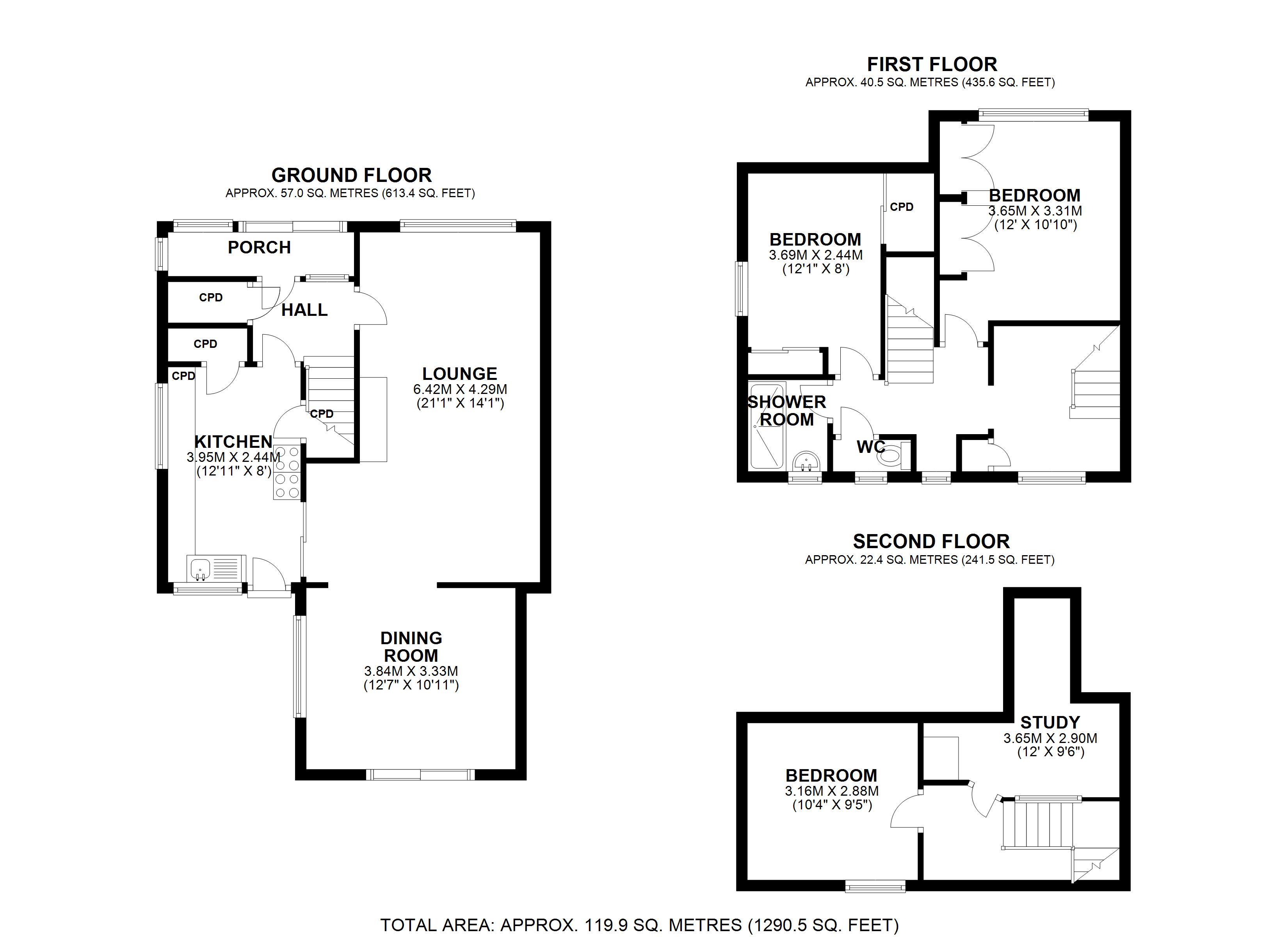 Willow Lea, Tonbridge TN10, 3 bedroom semidetached house for sale