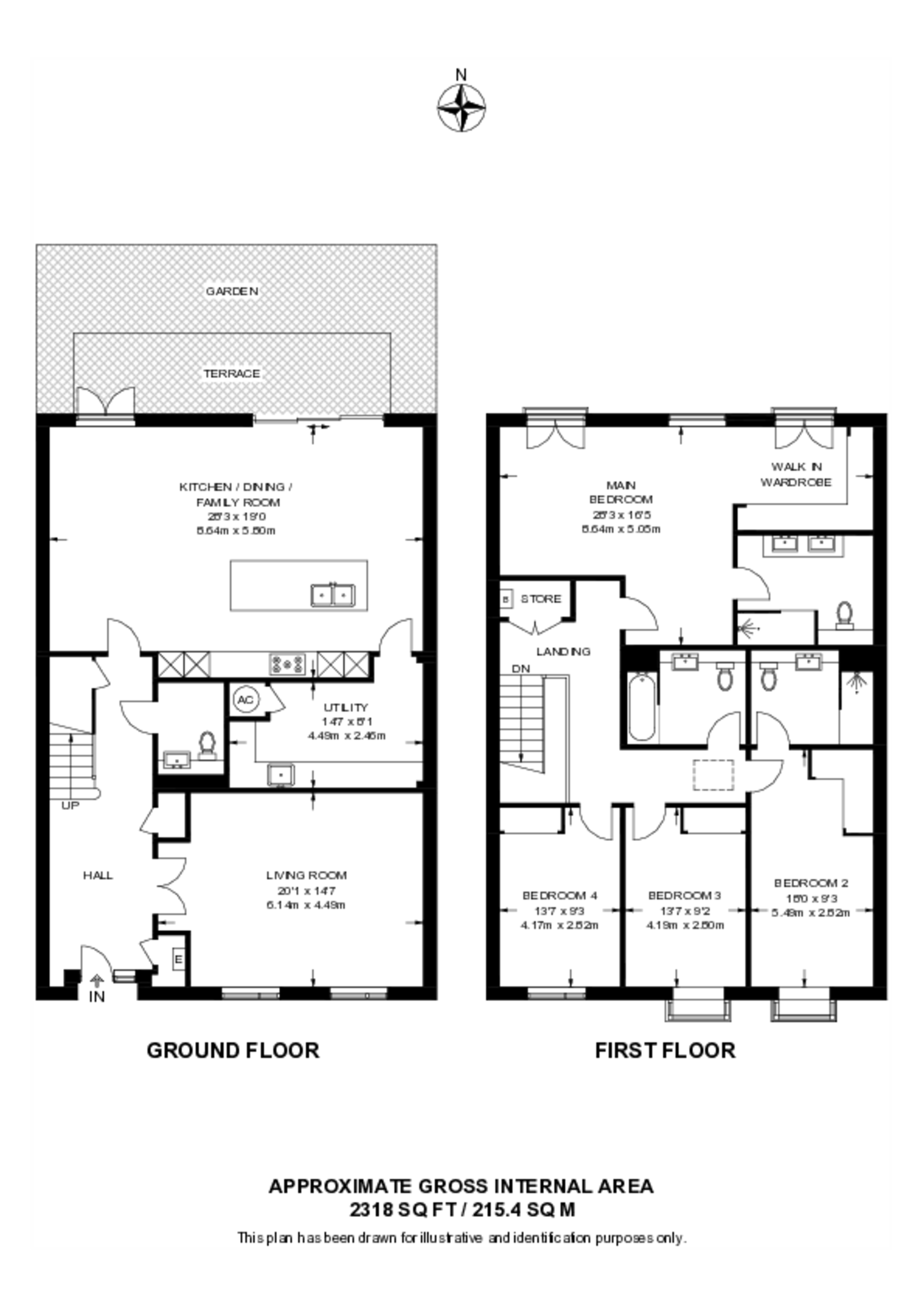 Trent Park, Enfield floorplan