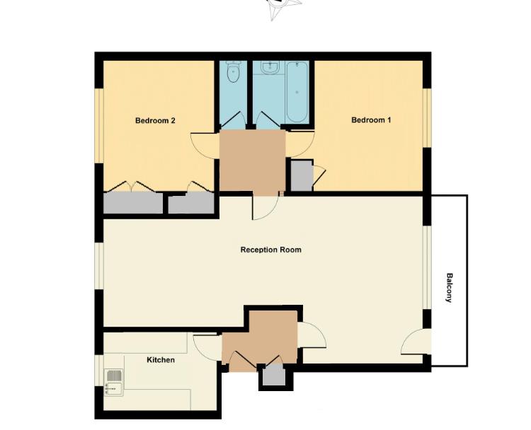Flat 7 Chiltern Court, Greenacres, London floorplan