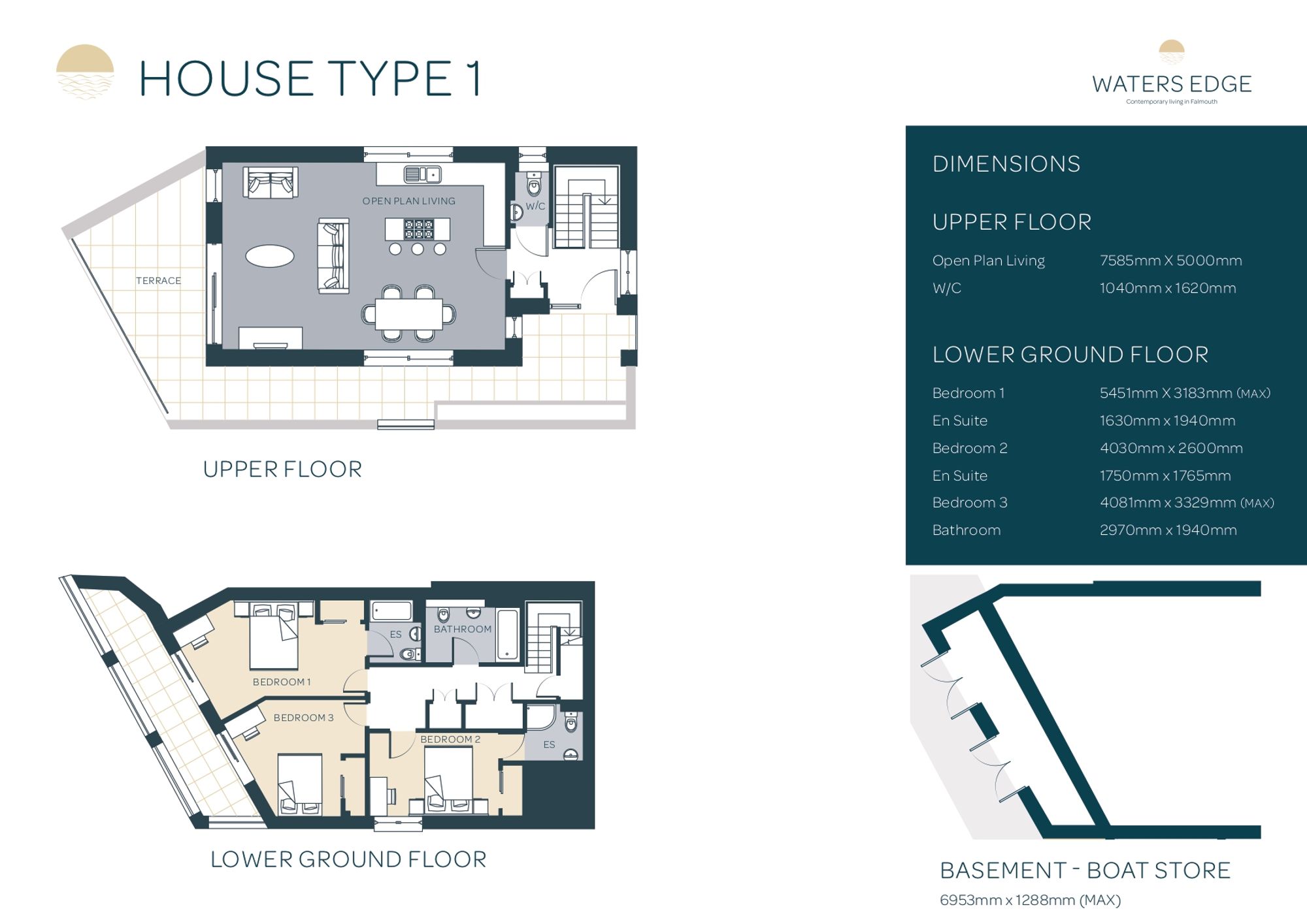 6 WATERS EDGE, 22 NORTH PARADE, FALMOUTH floorplan