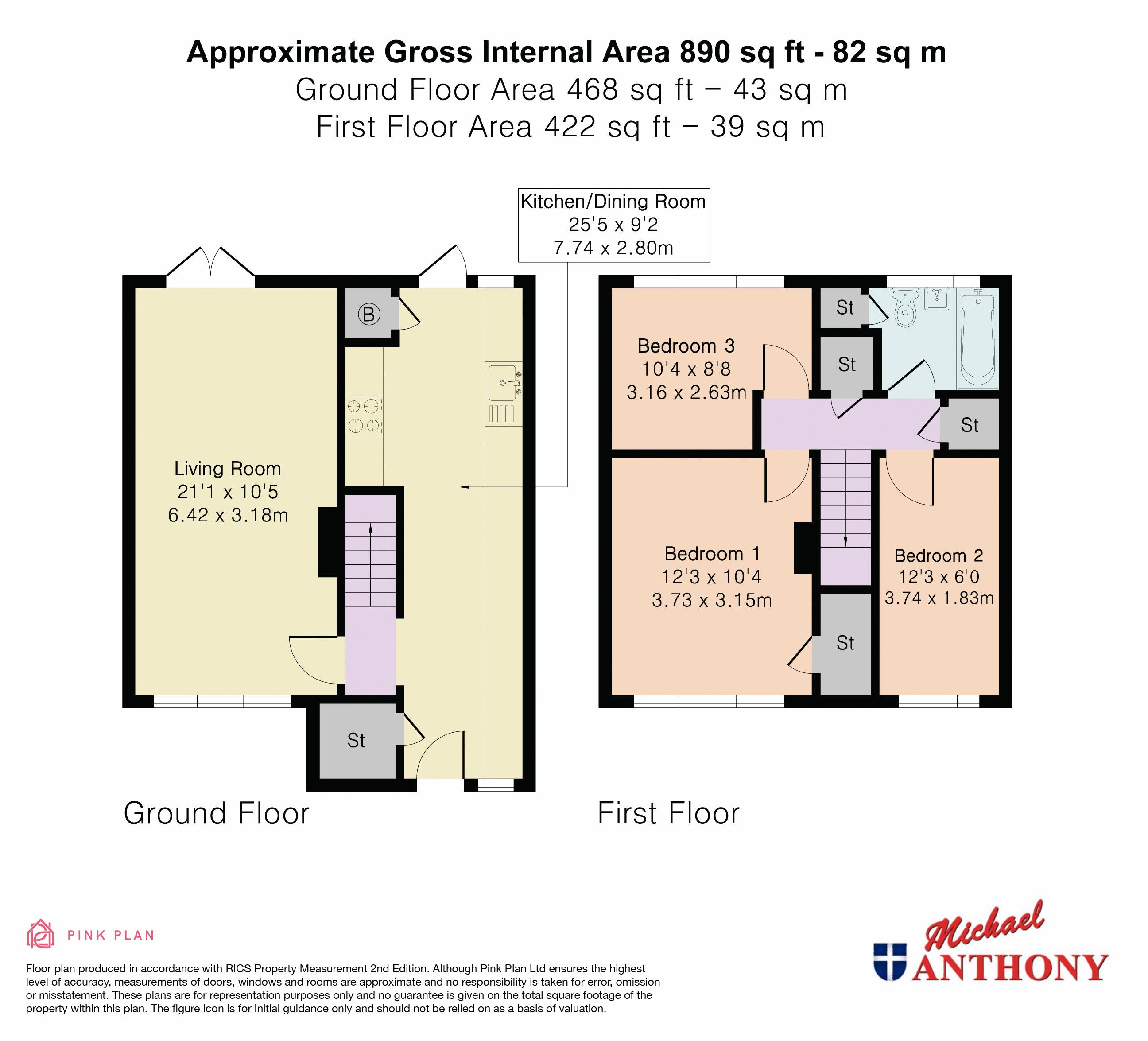 12, Whitby Close, Milton Keynes floorplan
