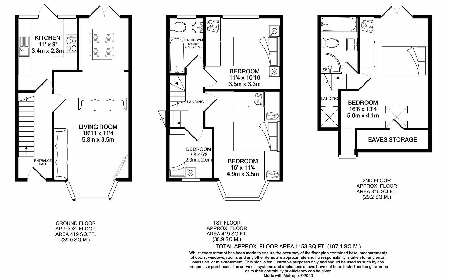 12, The Causeway, Carshalton floorplan