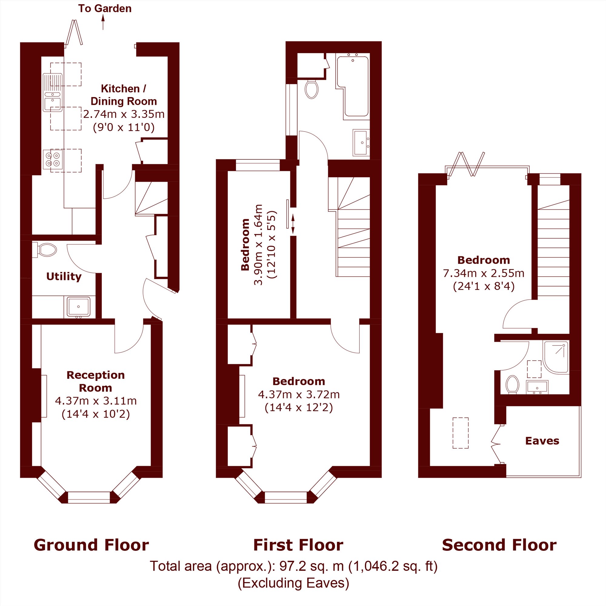 2B, Kildoran Road, London floorplan