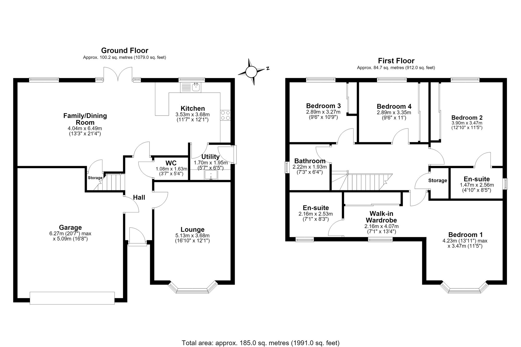 19 Oscar Crescent, Warrington floorplan