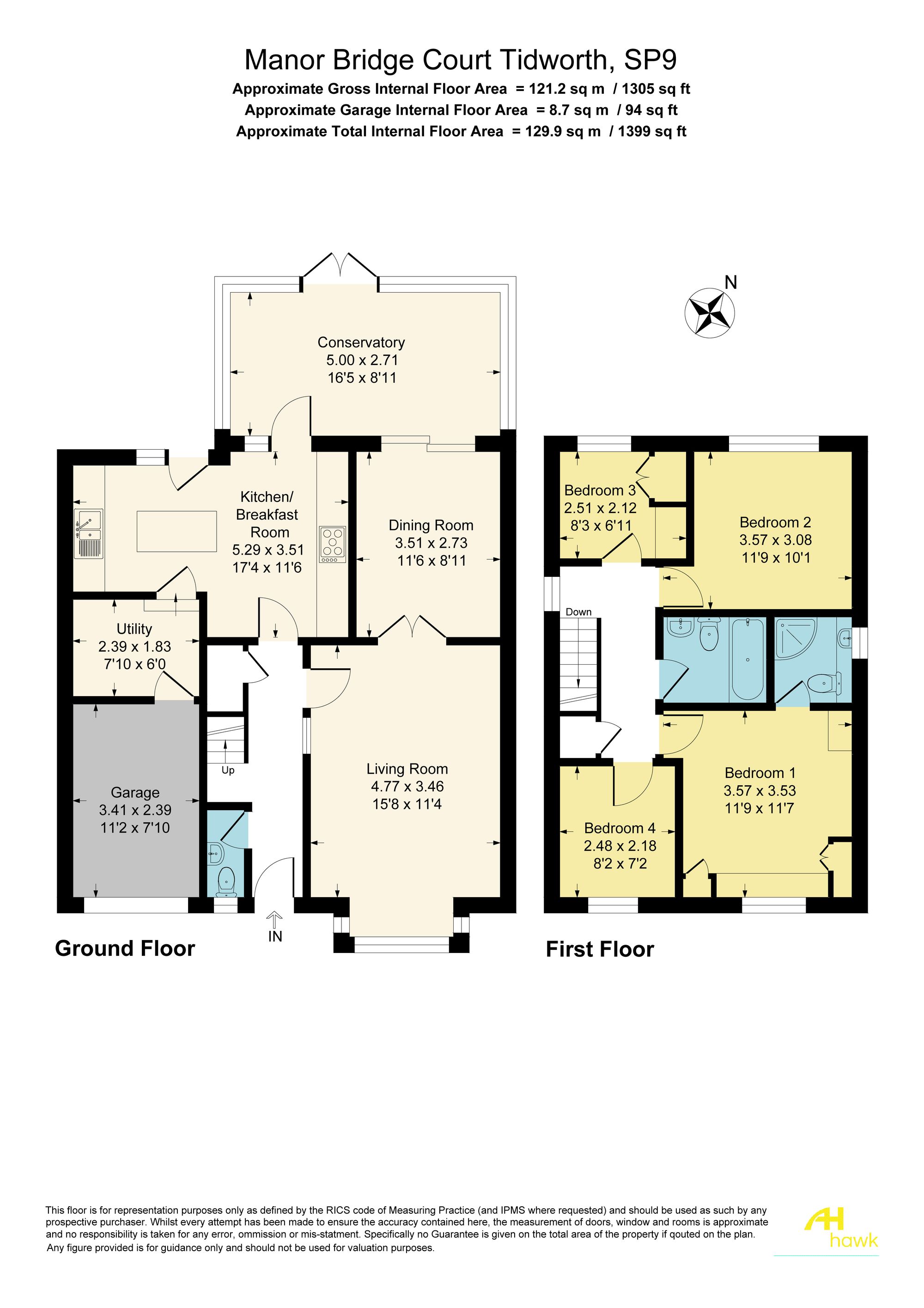 2 Manor Bridge Court, Tidworth floorplan