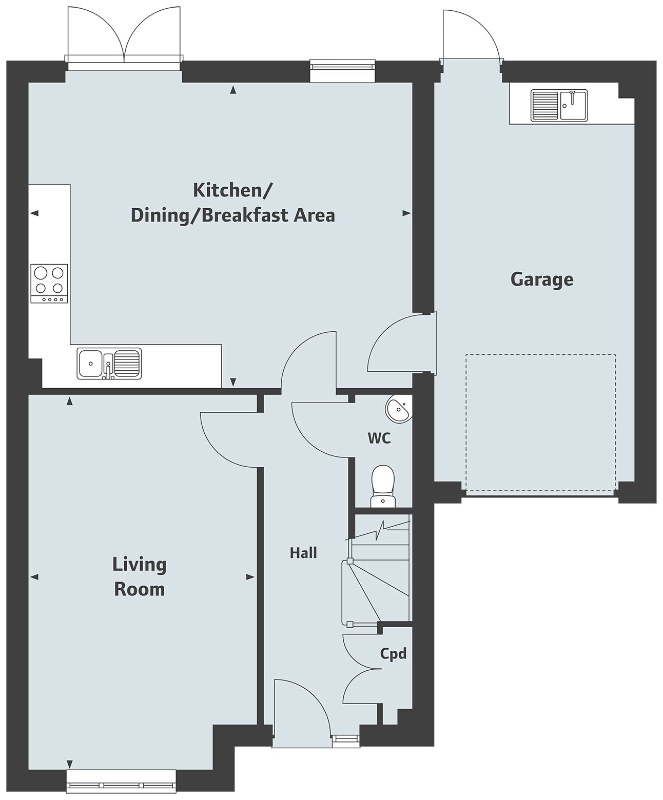4 Bedrooms Detached house for sale in 