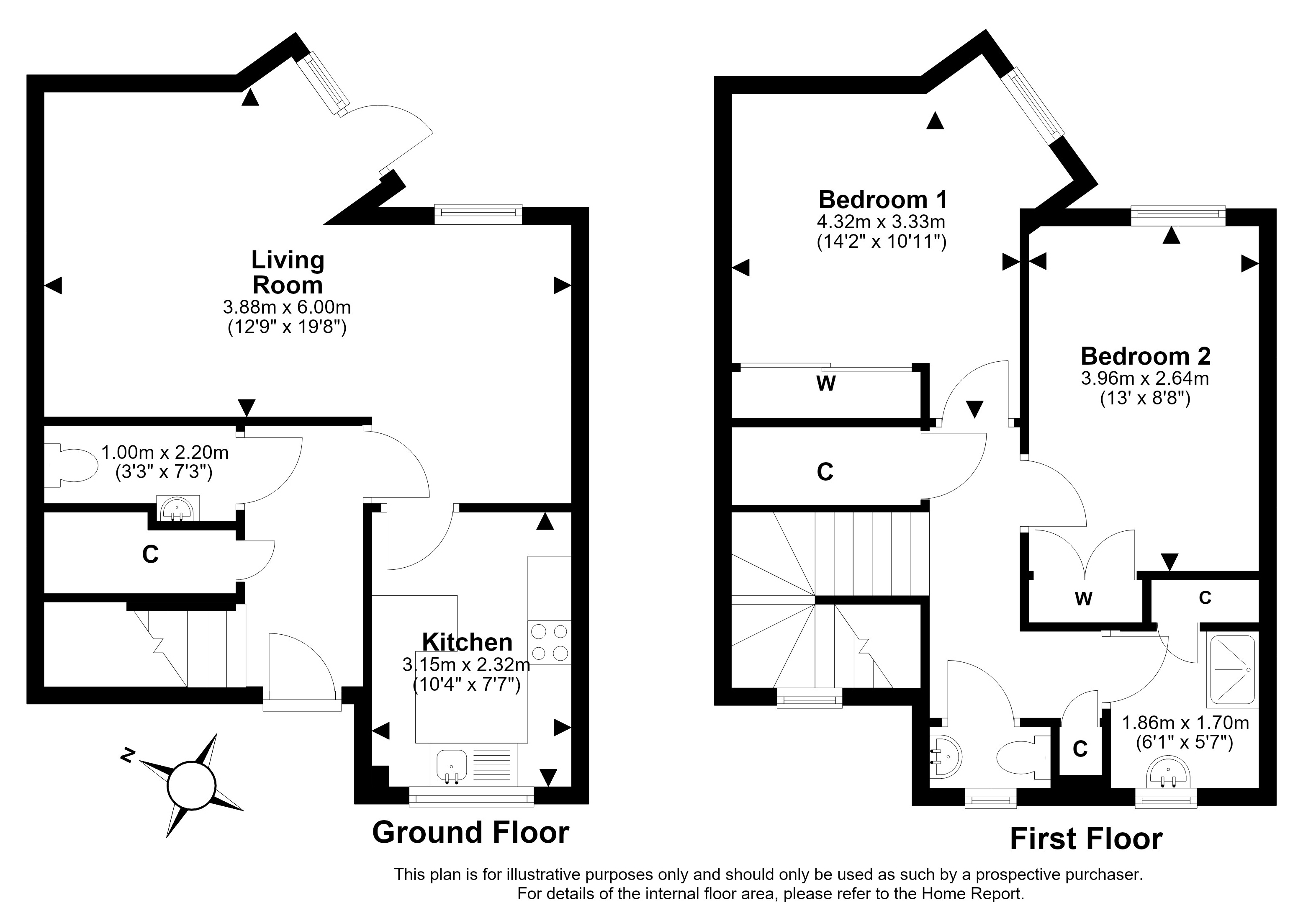 8, Briery Bauks, Newington, Edinburgh floorplan