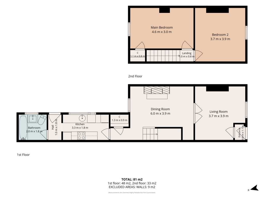 57, Bridge Street, Bishop Auckland floorplan
