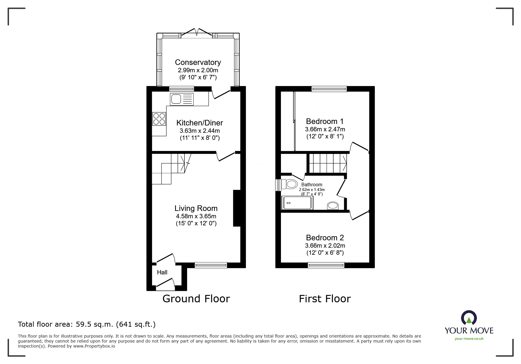 76, Langland Drive, Manchester floorplan