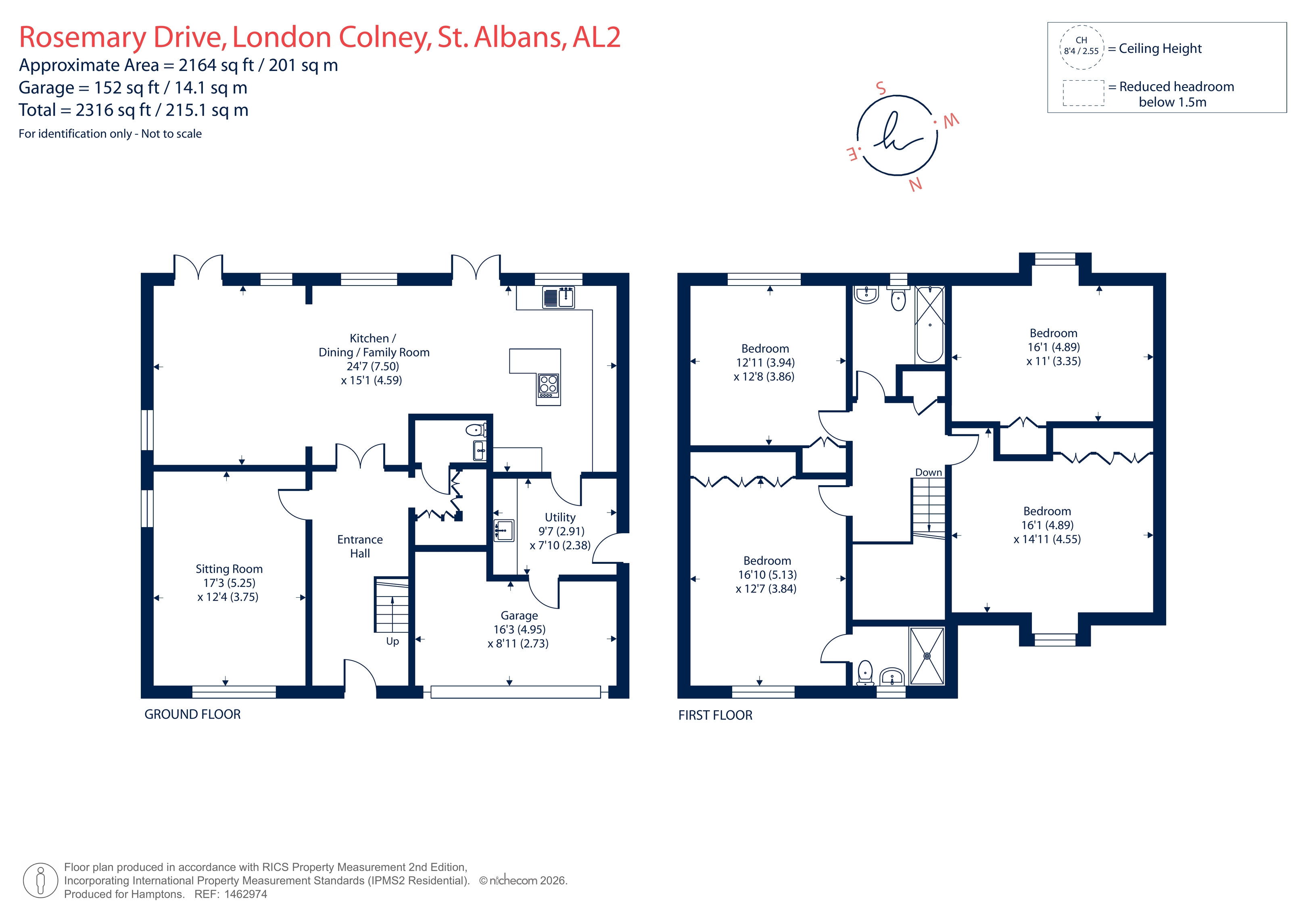 47, Rosemary Drive, St. Albans floorplan