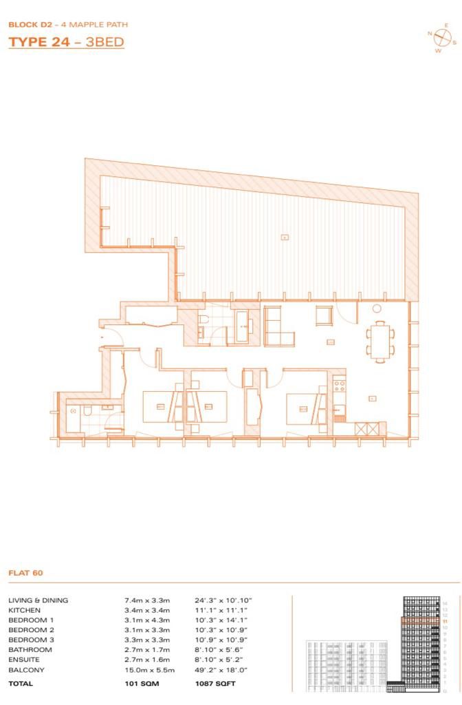 Mapple Path, Hackney, E5, London floorplan