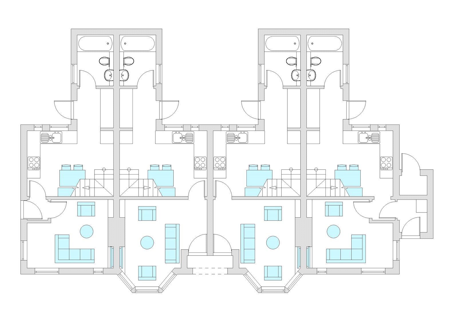 1 - 4 Francis Cottages,, White Hill, Buckinghamshire floorplan