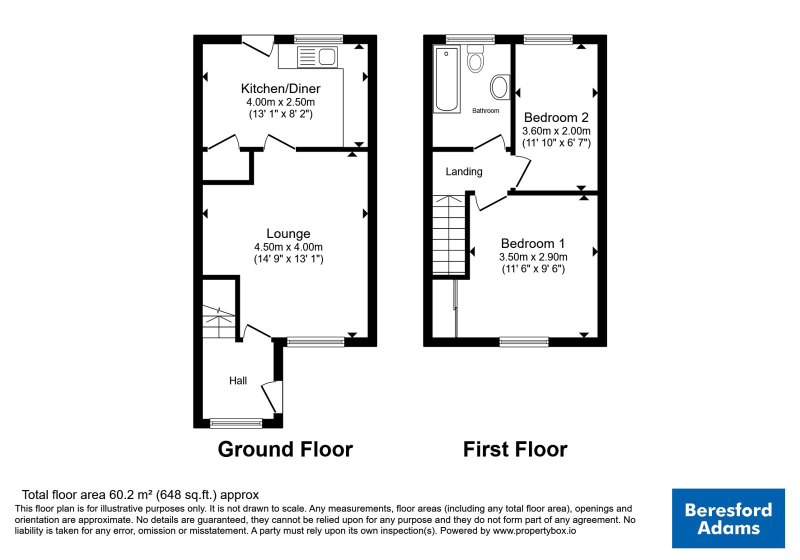 11, Church View, Wrexham floorplan