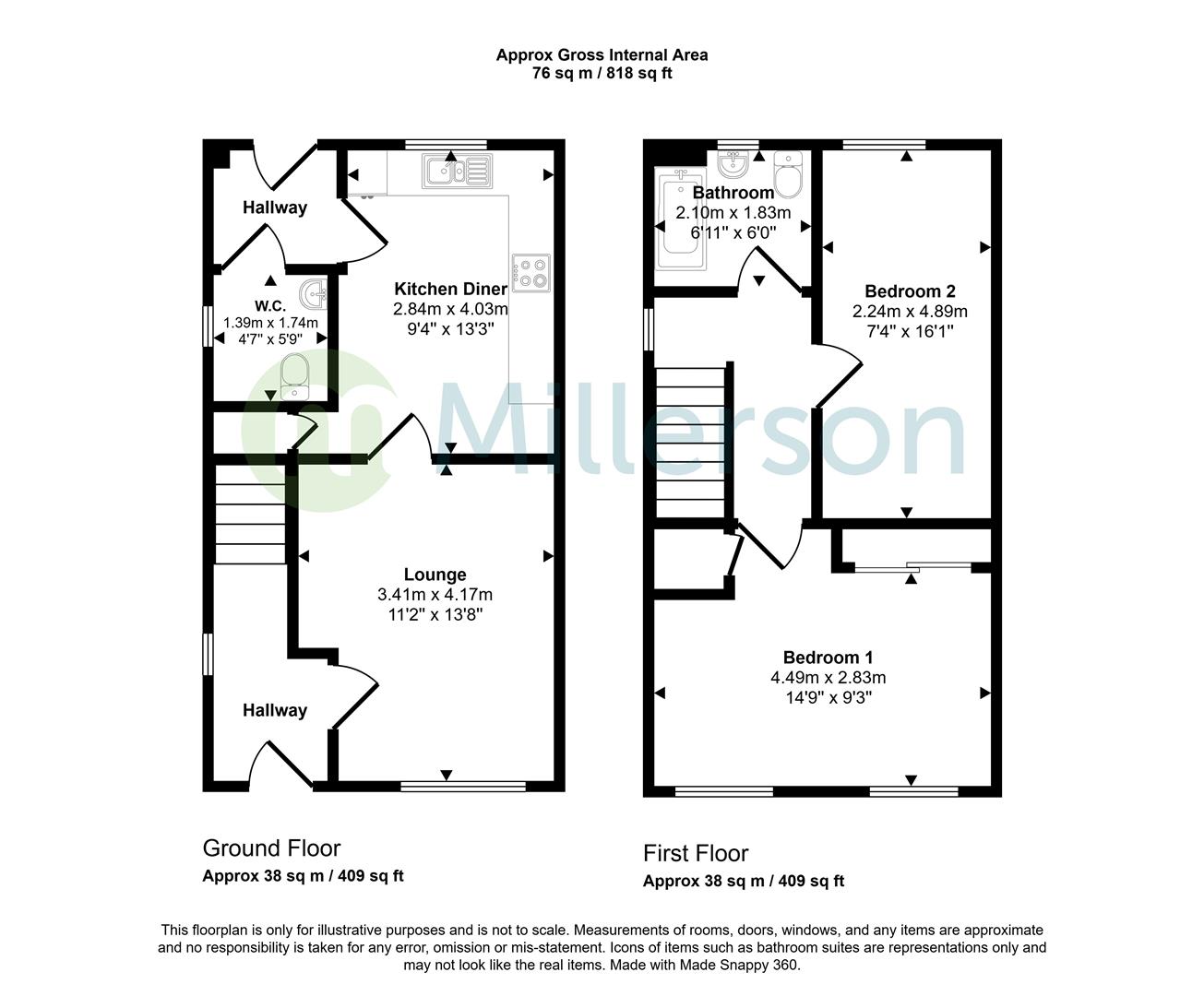 6, Alexanders Avenue, St Austell floorplan