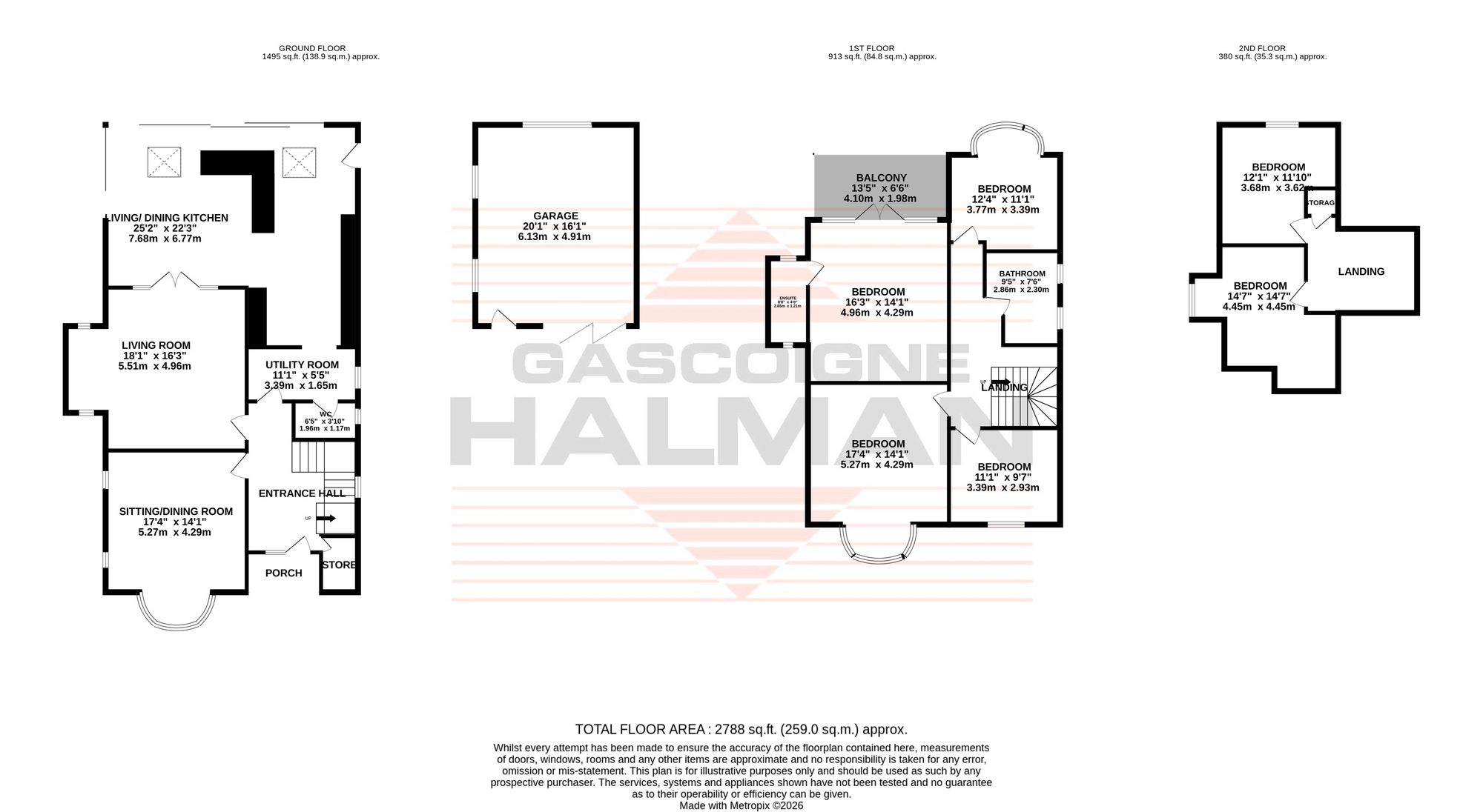 260 Brooklands Road, Manchester floorplan