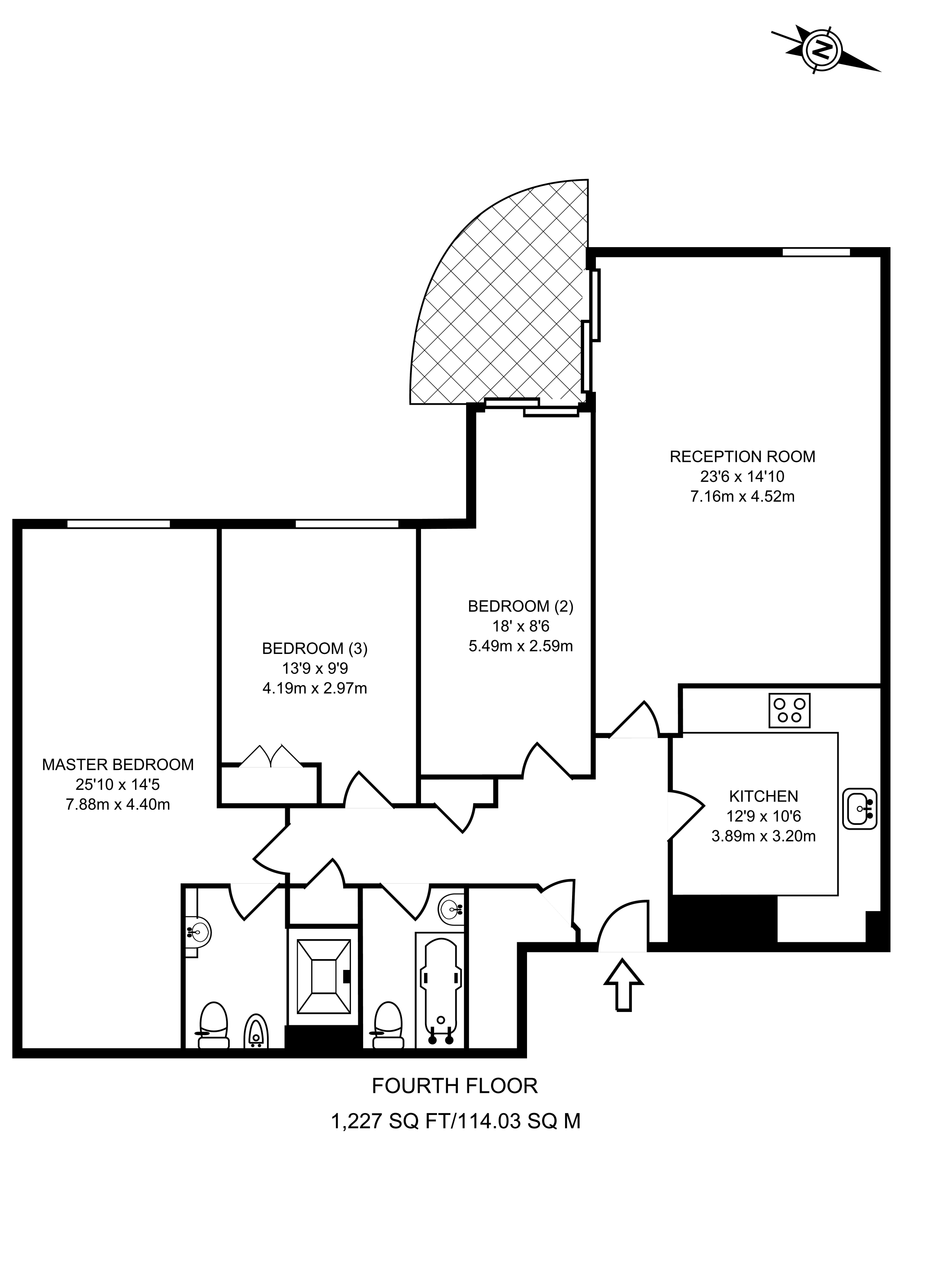 3 Bedrooms Flat for sale in Beckford Close, Kensington W14