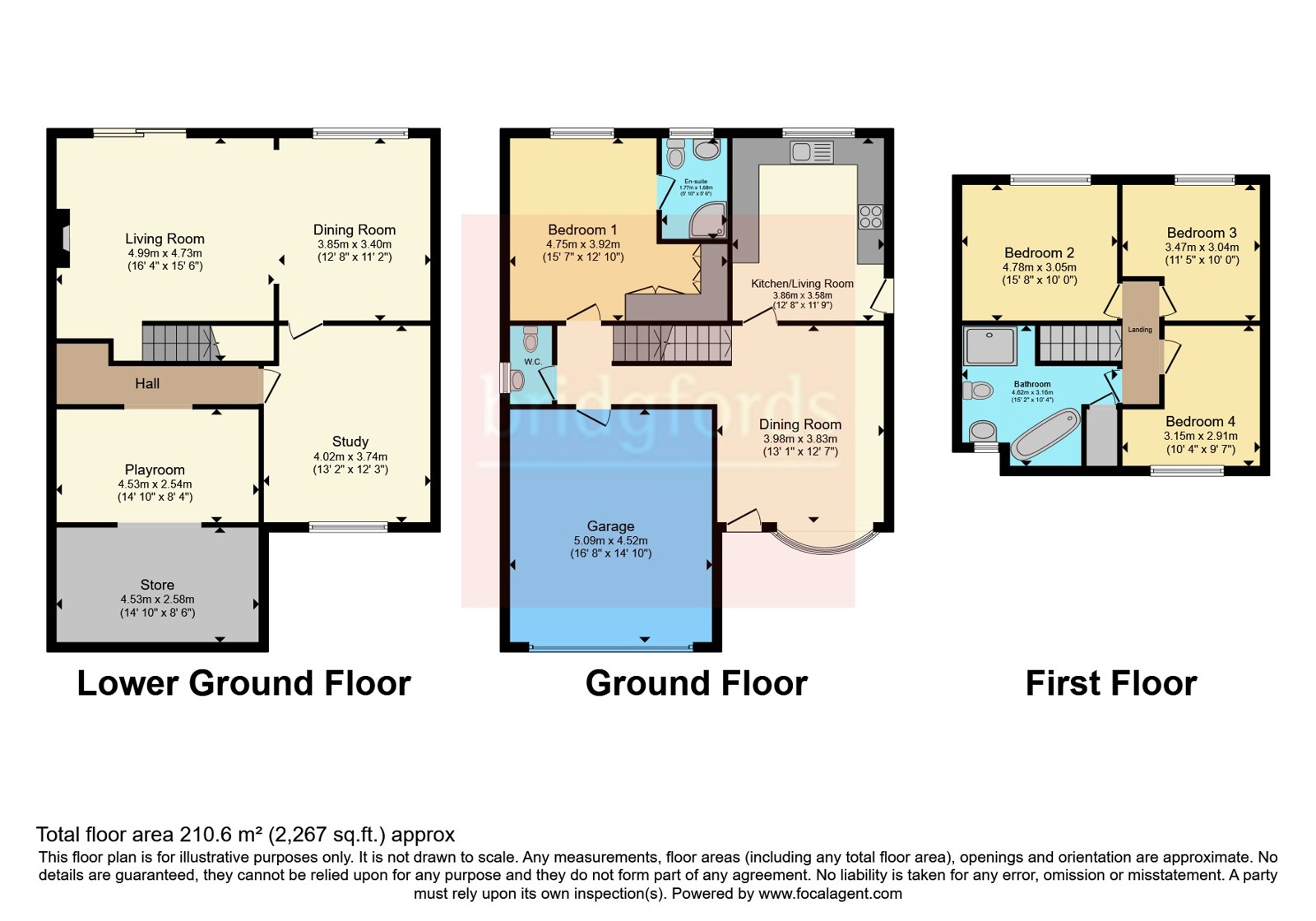 14, Woodside Drive, Cheshire floorplan
