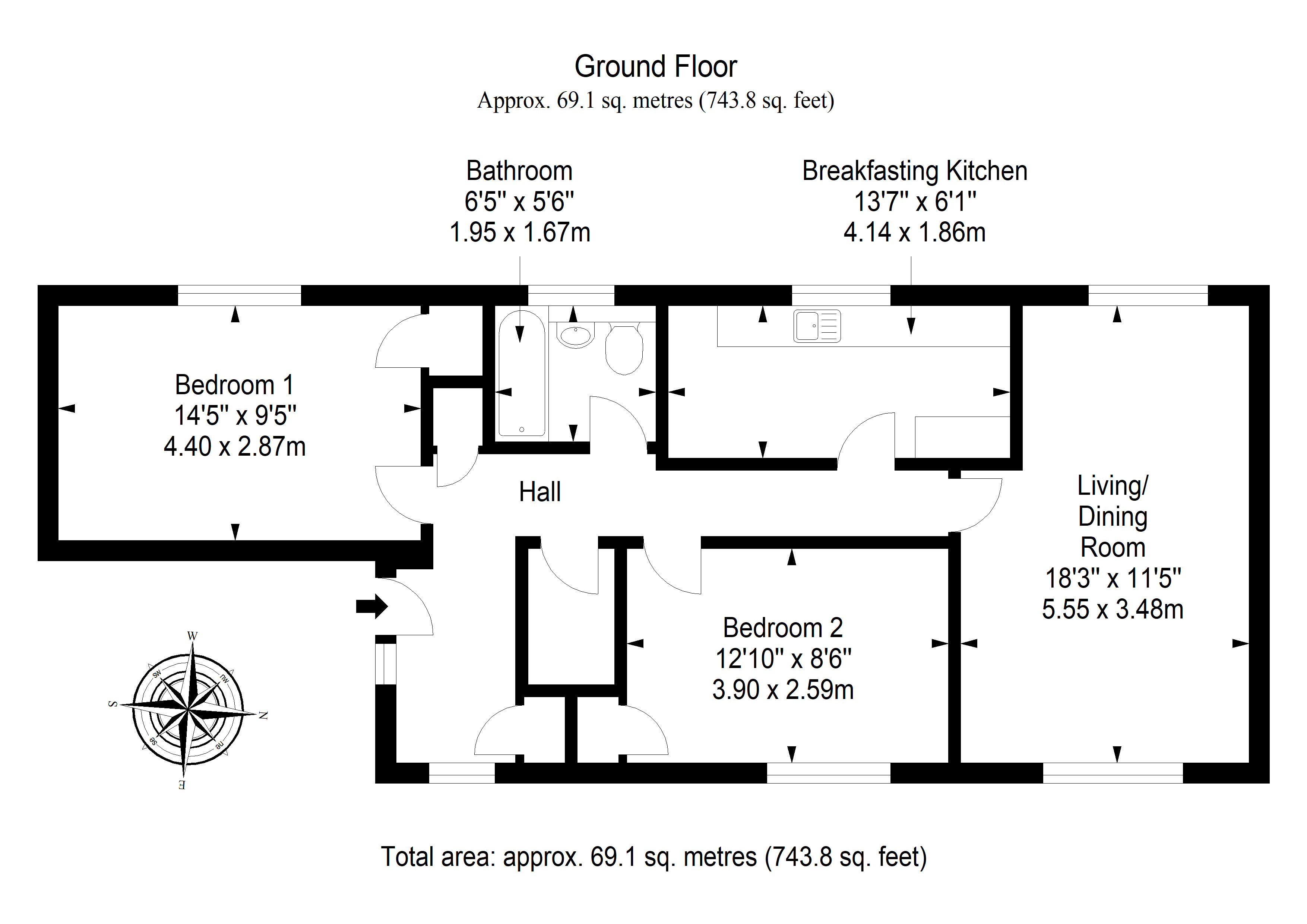 7, Burnbrae Terrace, Whitburn, West Lothian floorplan