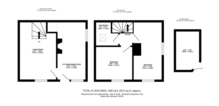 7 Old Post Office Court, Harleston floorplan