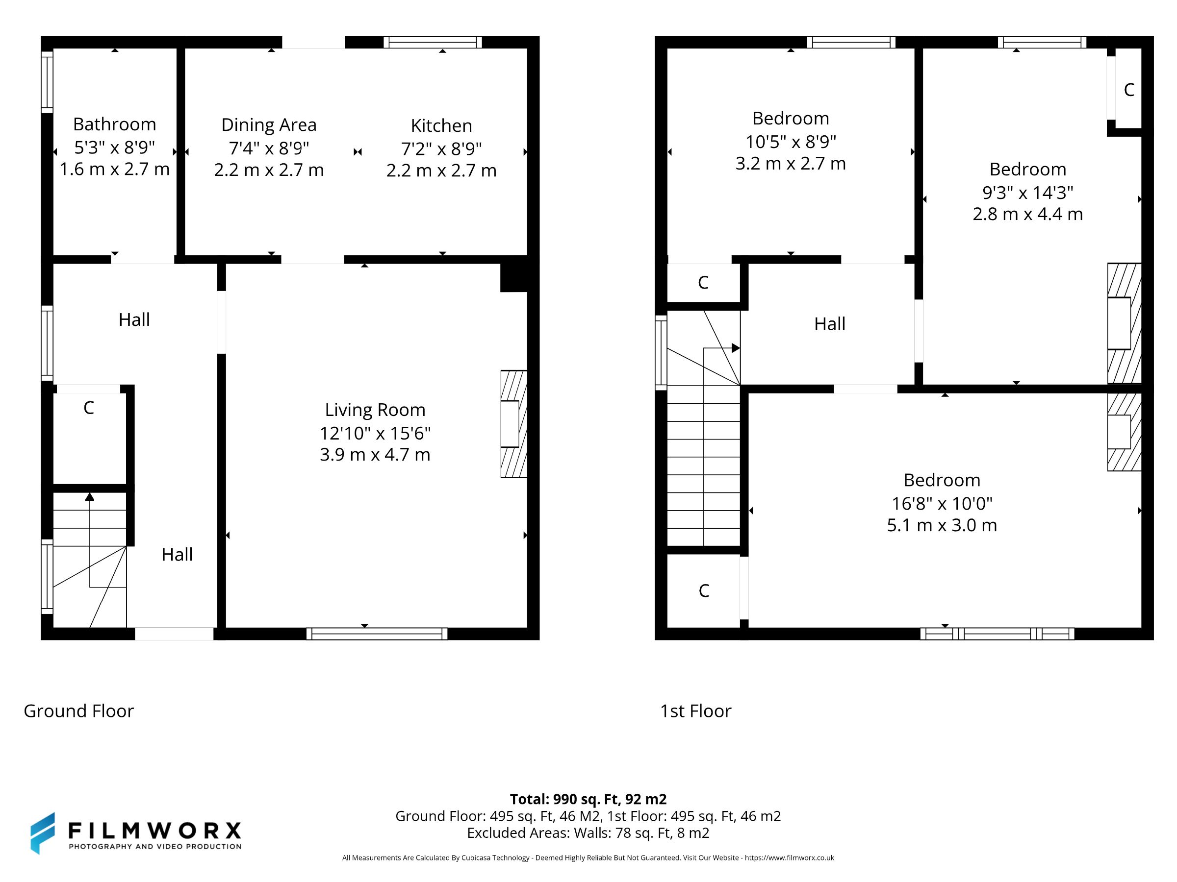16 Camp Place, Callander floorplan