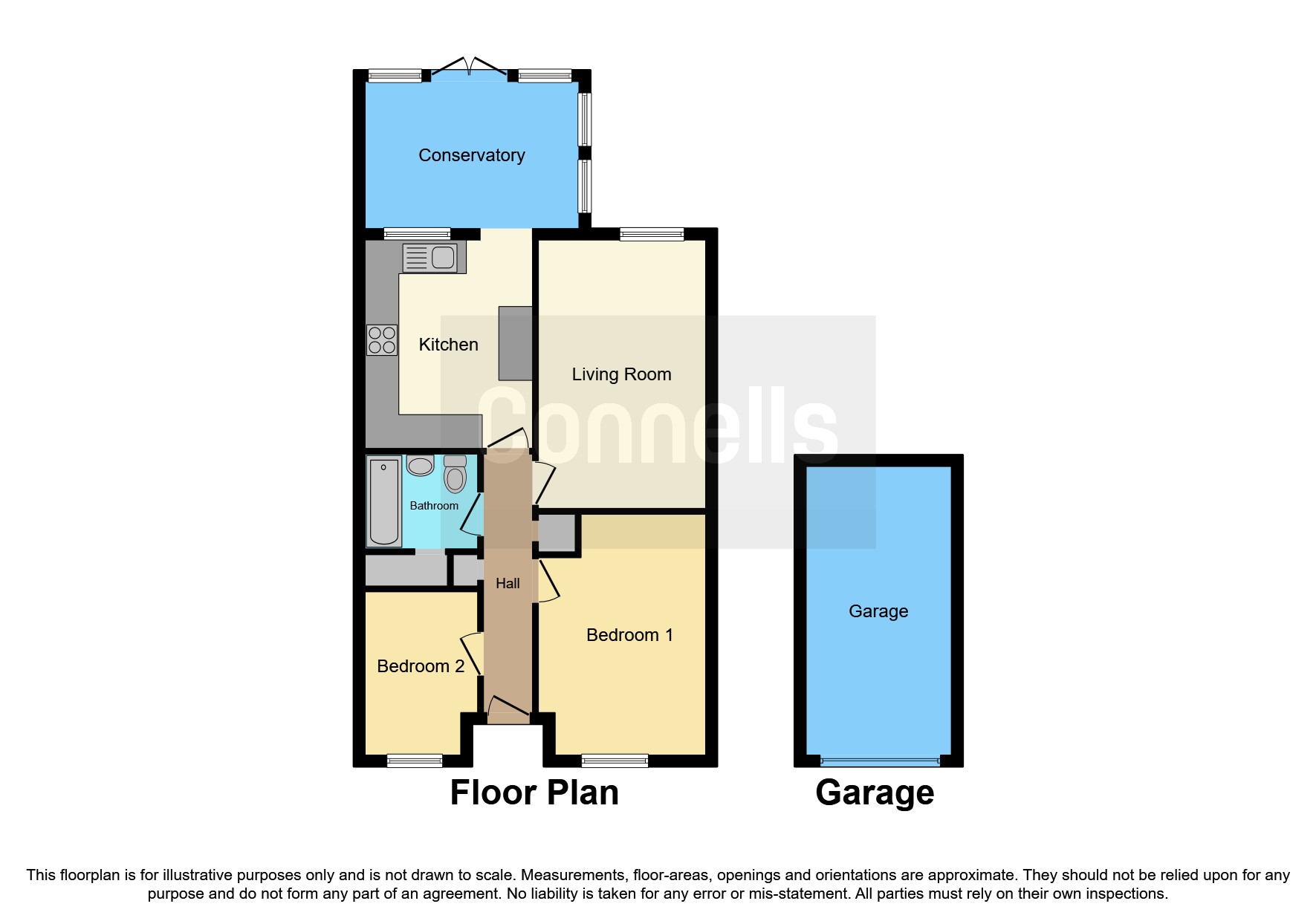 Miersfield, High HP11, 2 bedroom terraced bungalow for sale