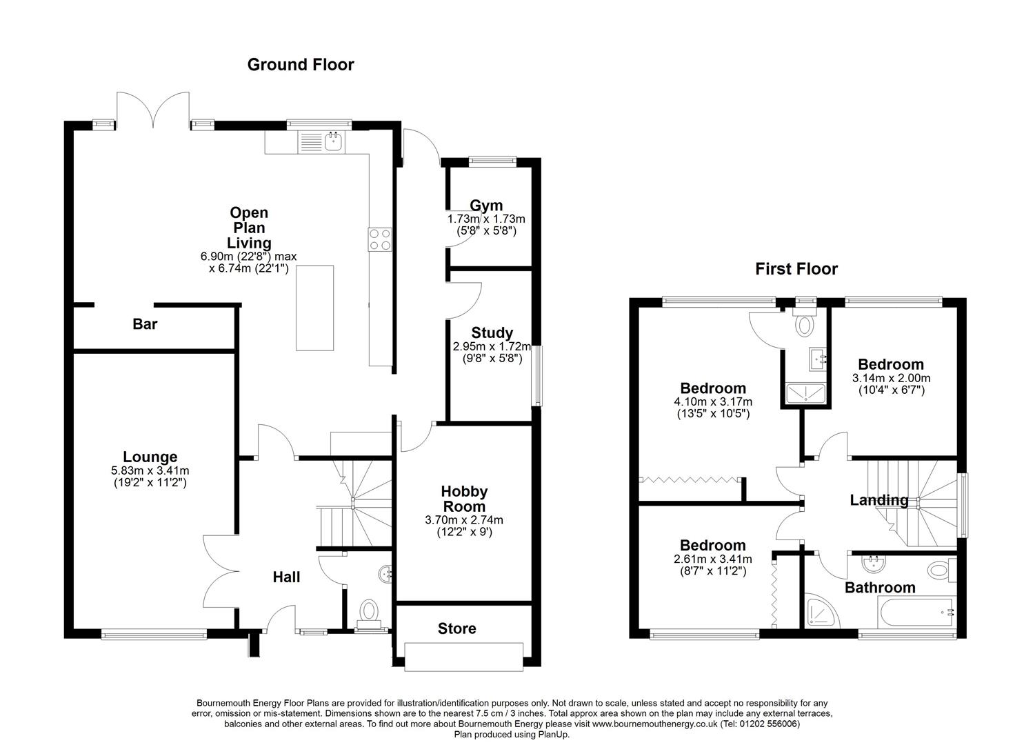 58, Lytchett Way, Upton floorplan
