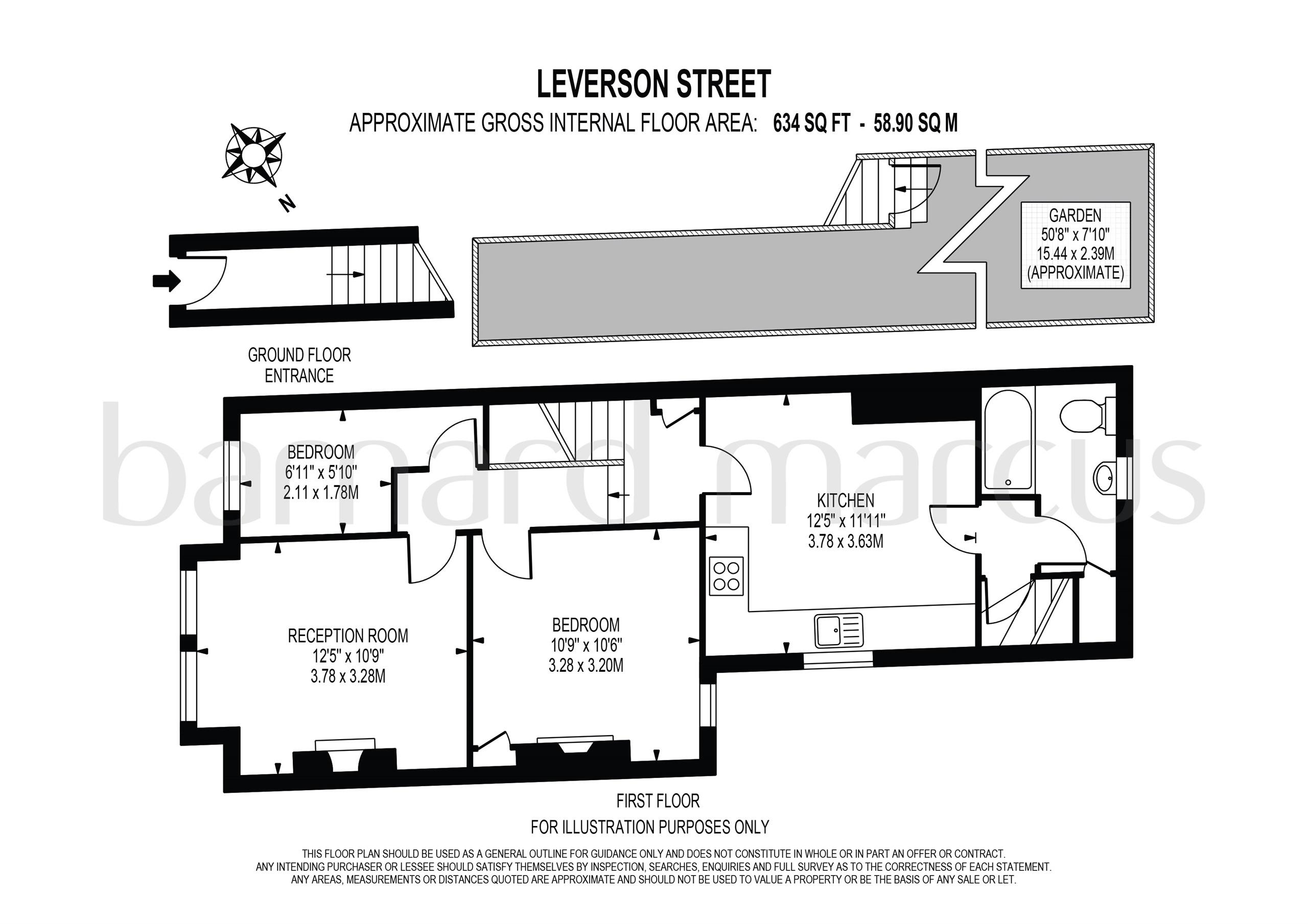 2 Bedrooms Maisonette to rent in Leverson Street, London SW16