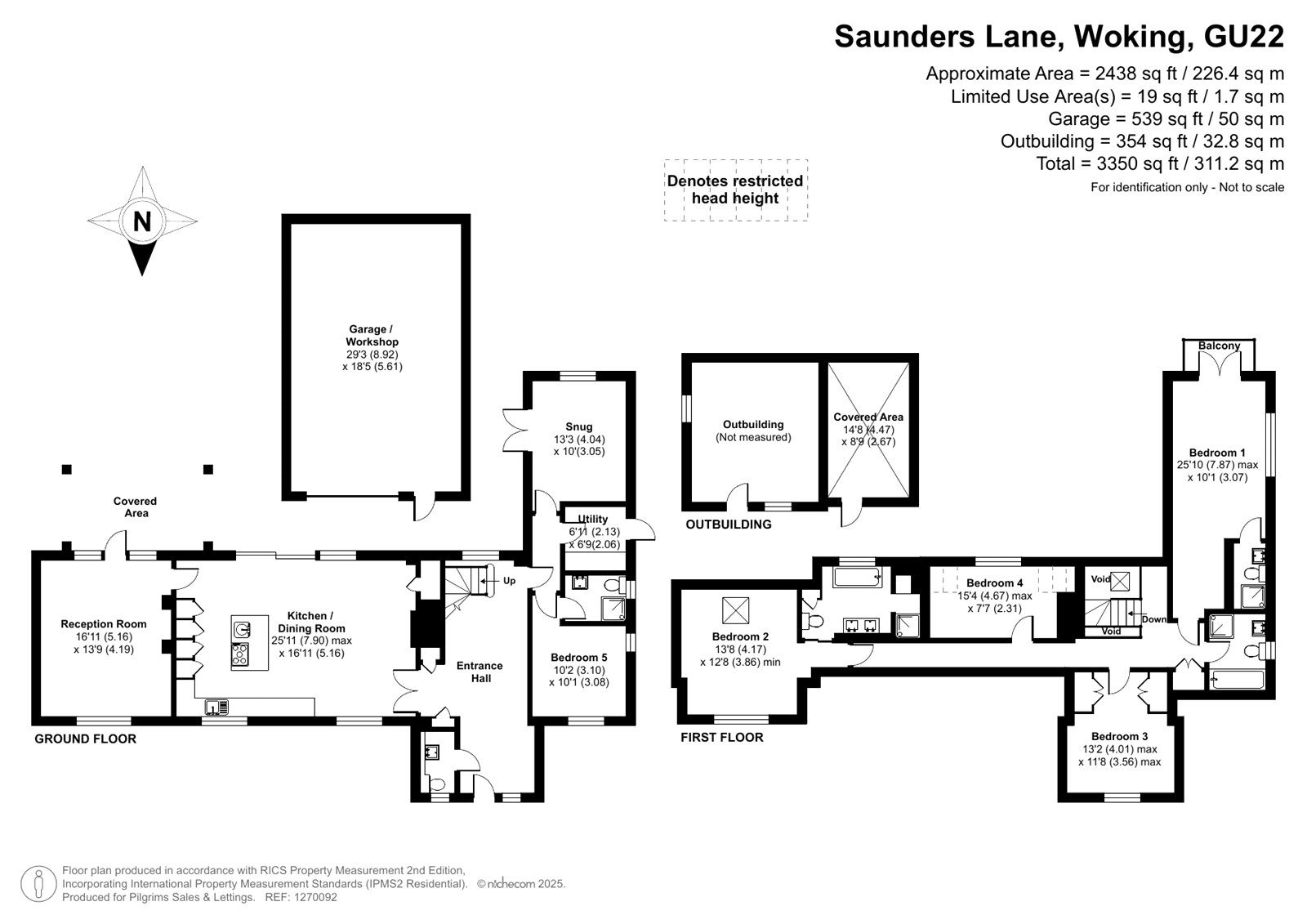 251, Saunders Lane, Surrey floorplan