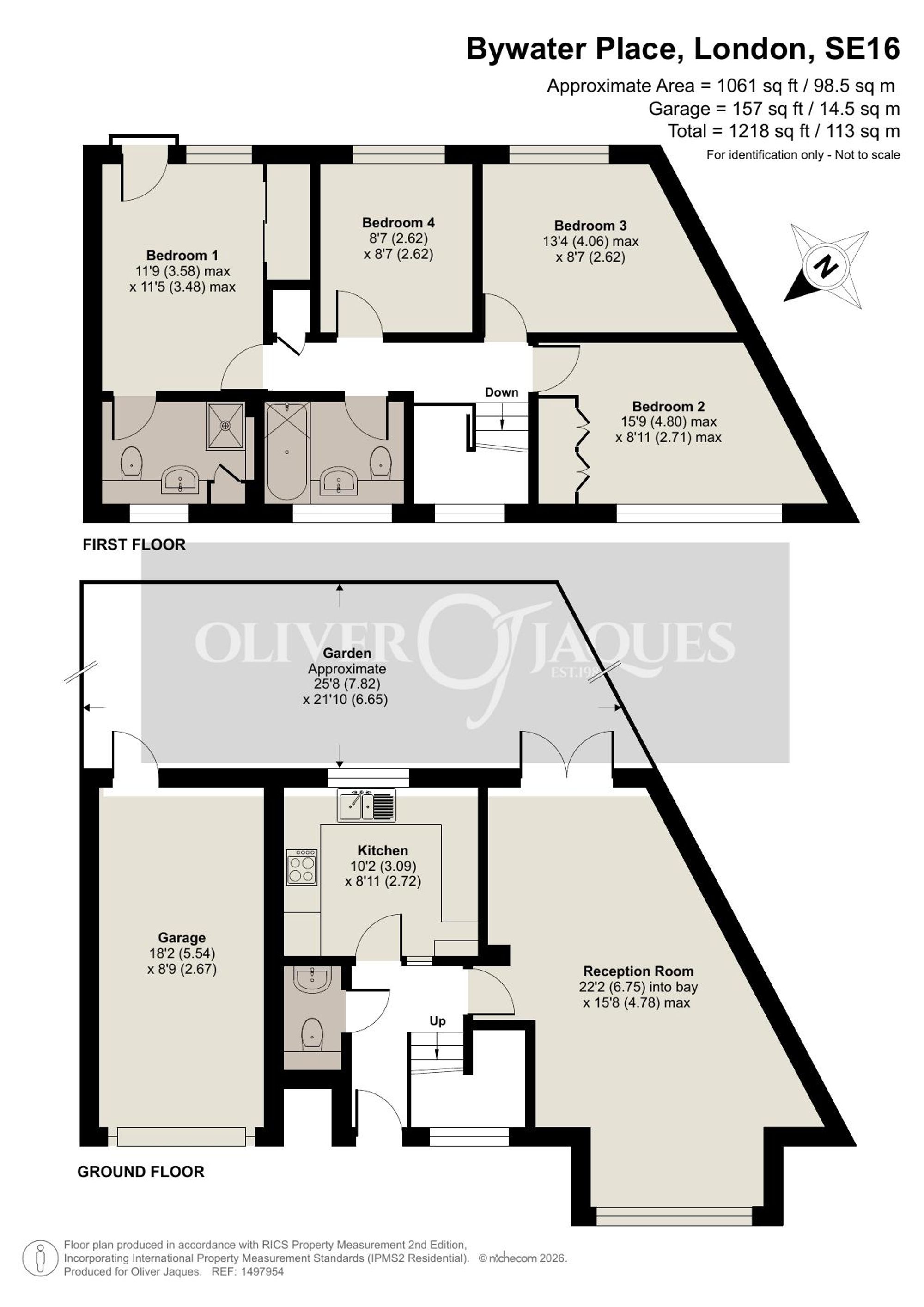 25 Bywater Place, London floorplan