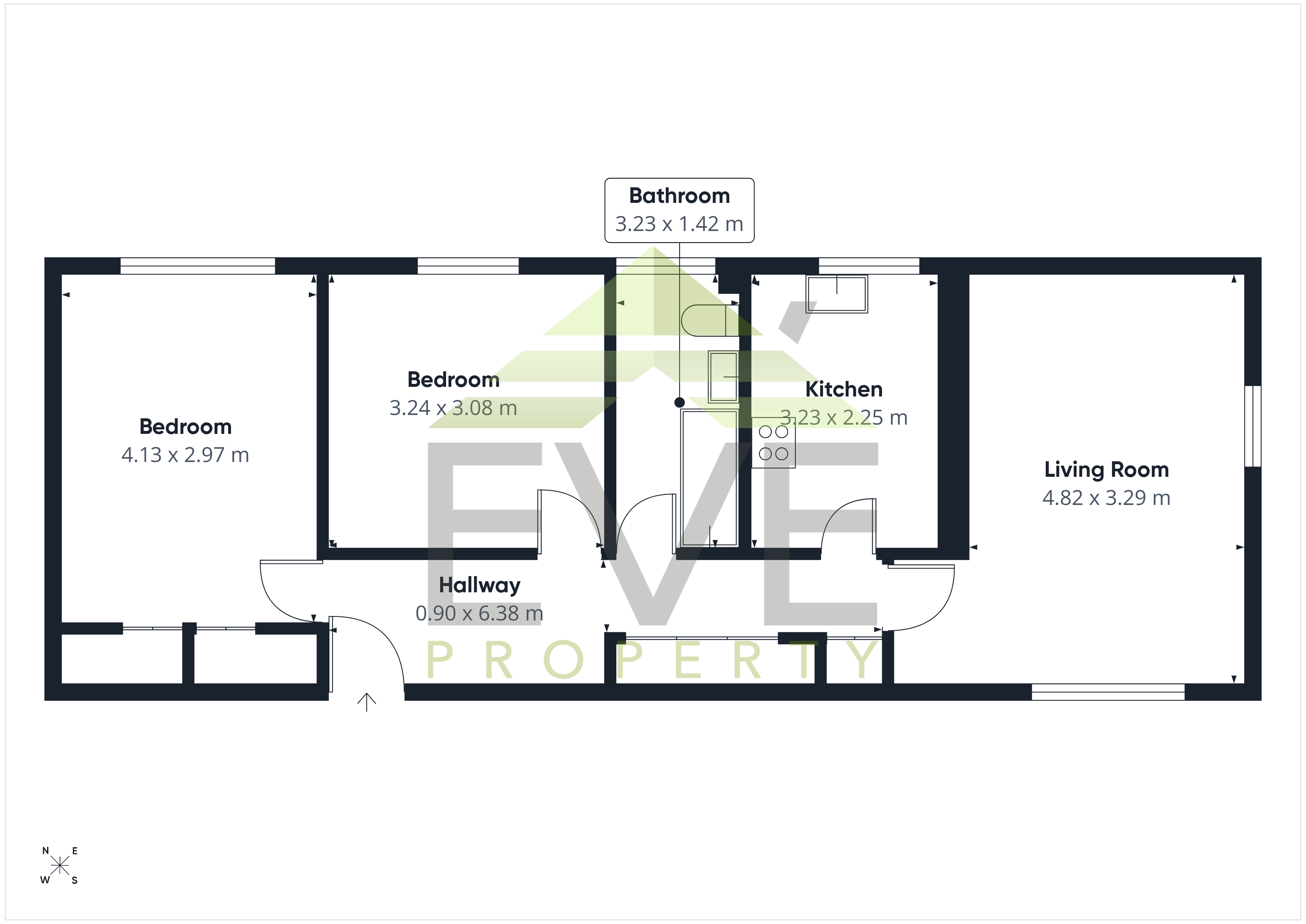 Flat 2/2, 28, John Knox Street, Clydebank floorplan