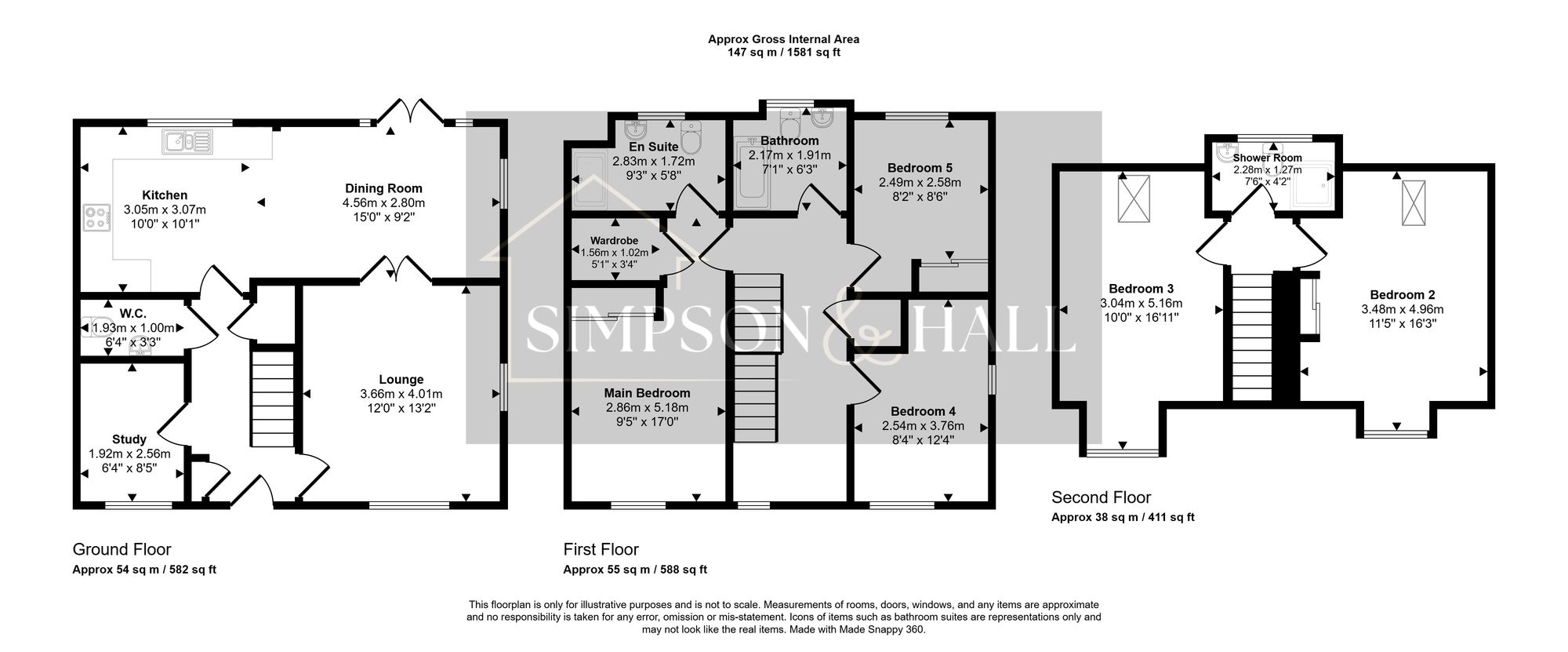 10 Wiltshire Gardens, Ashford floorplan