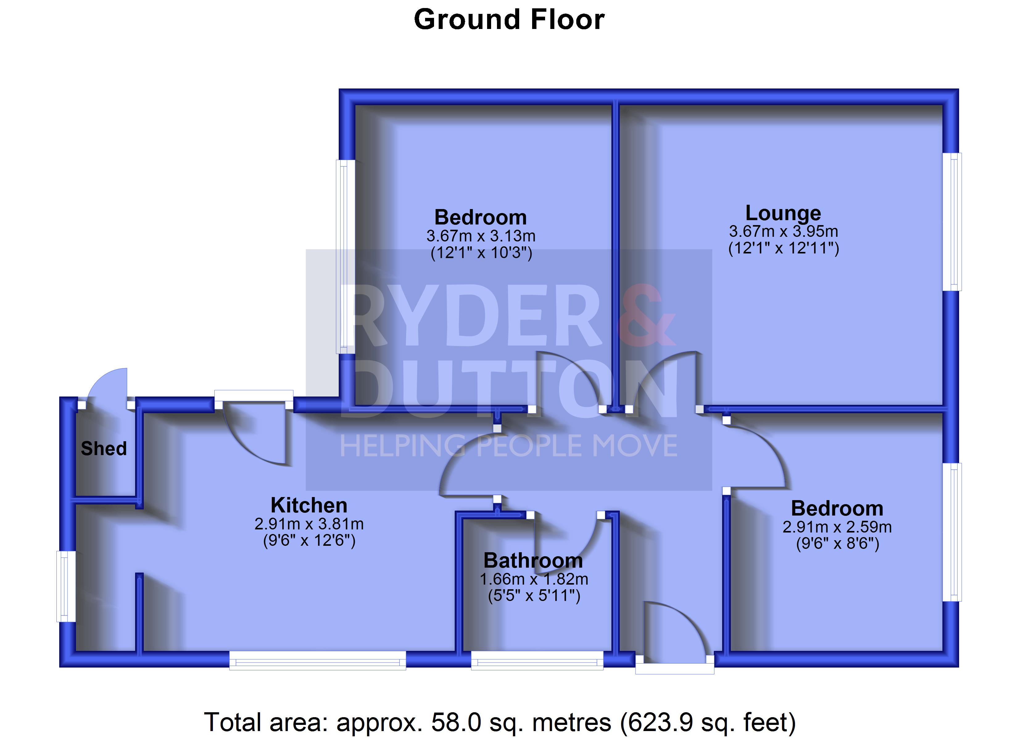 29, Dorset Avenue, Oldham floorplan