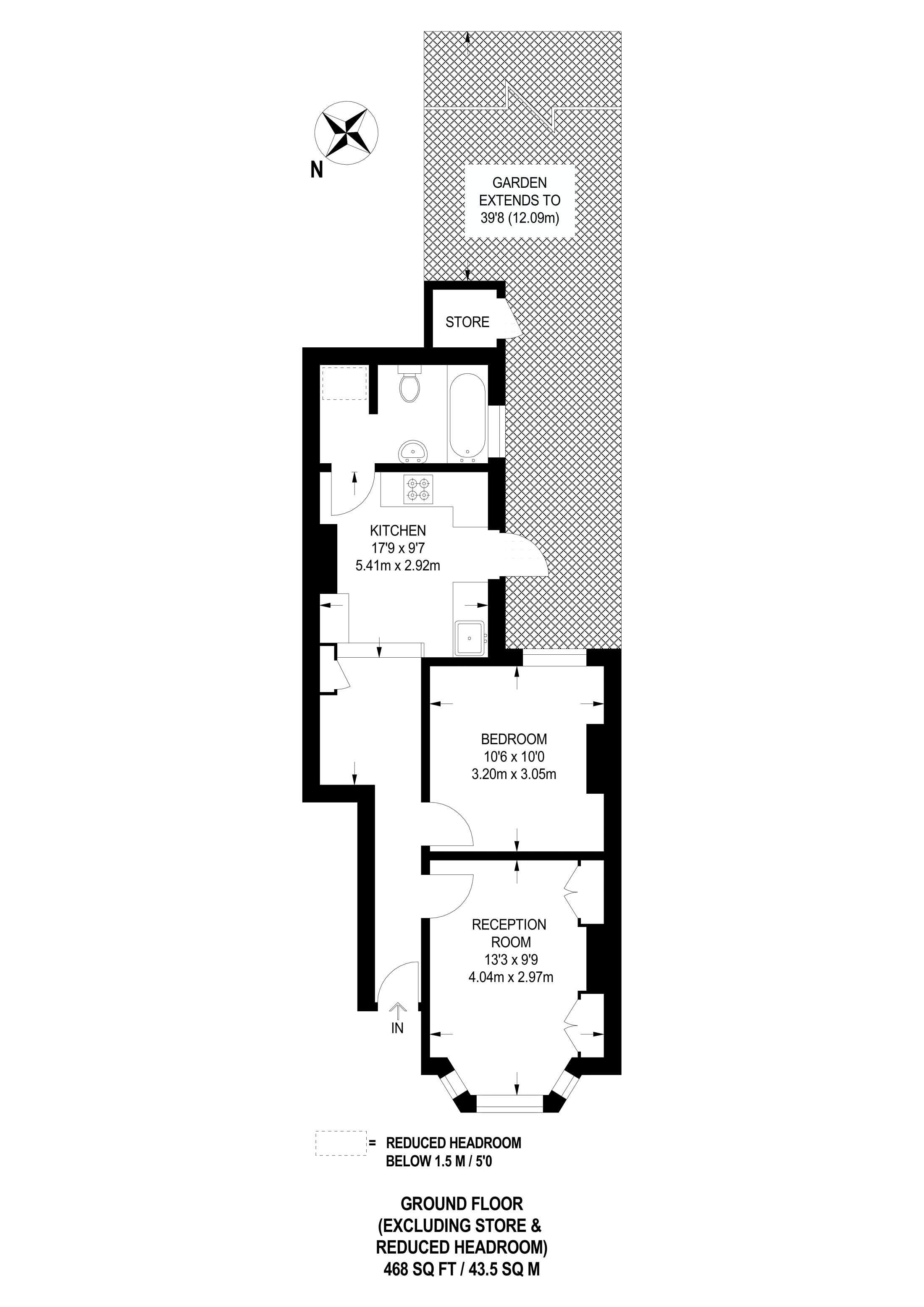 1 Bedrooms Flat to rent in Duntshill Road, Earlsfield, London SW18