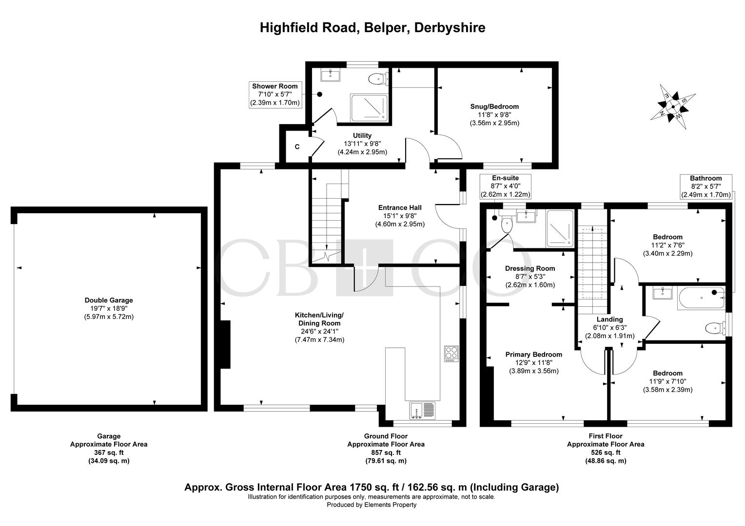 Fisher House, 14, Highfield Road, Belper floorplan