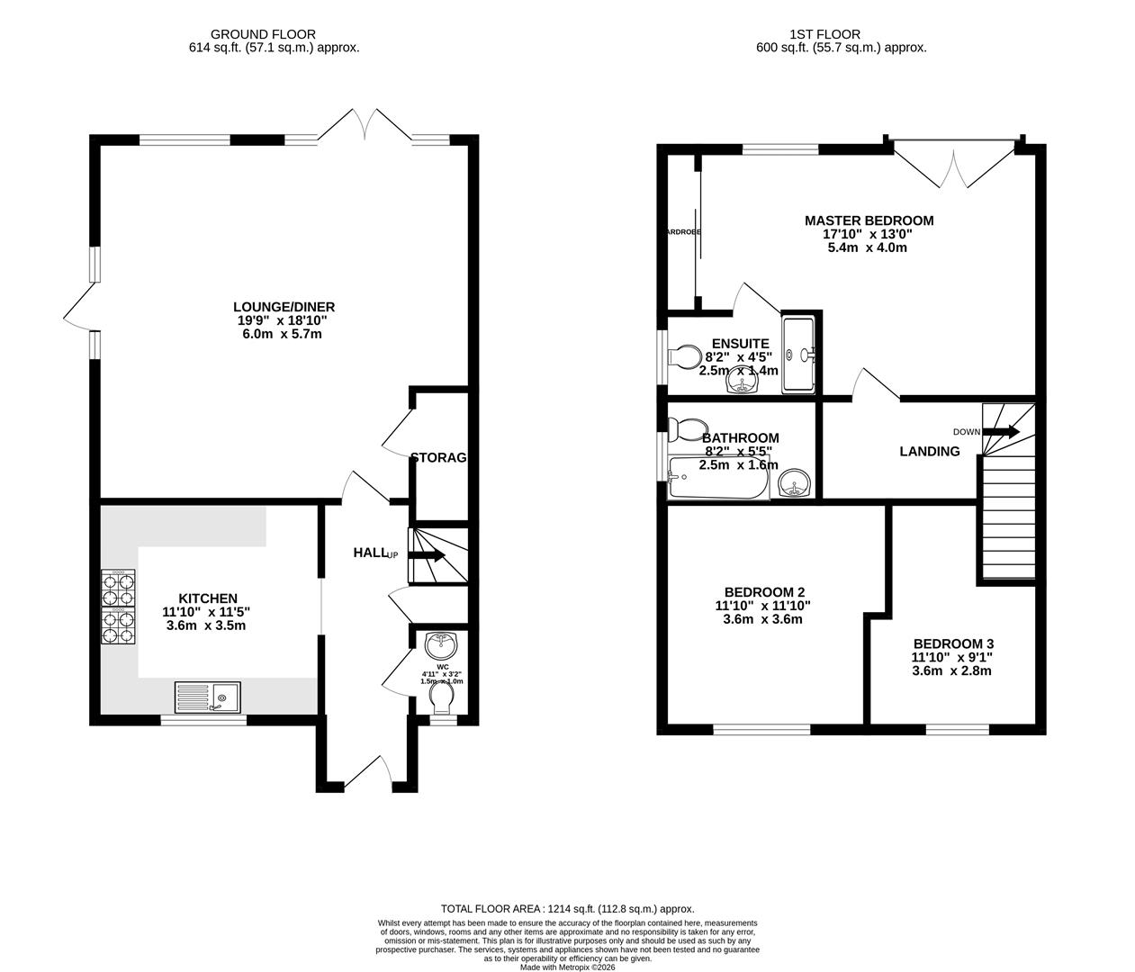 3, Home Farm Close, Portland floorplan