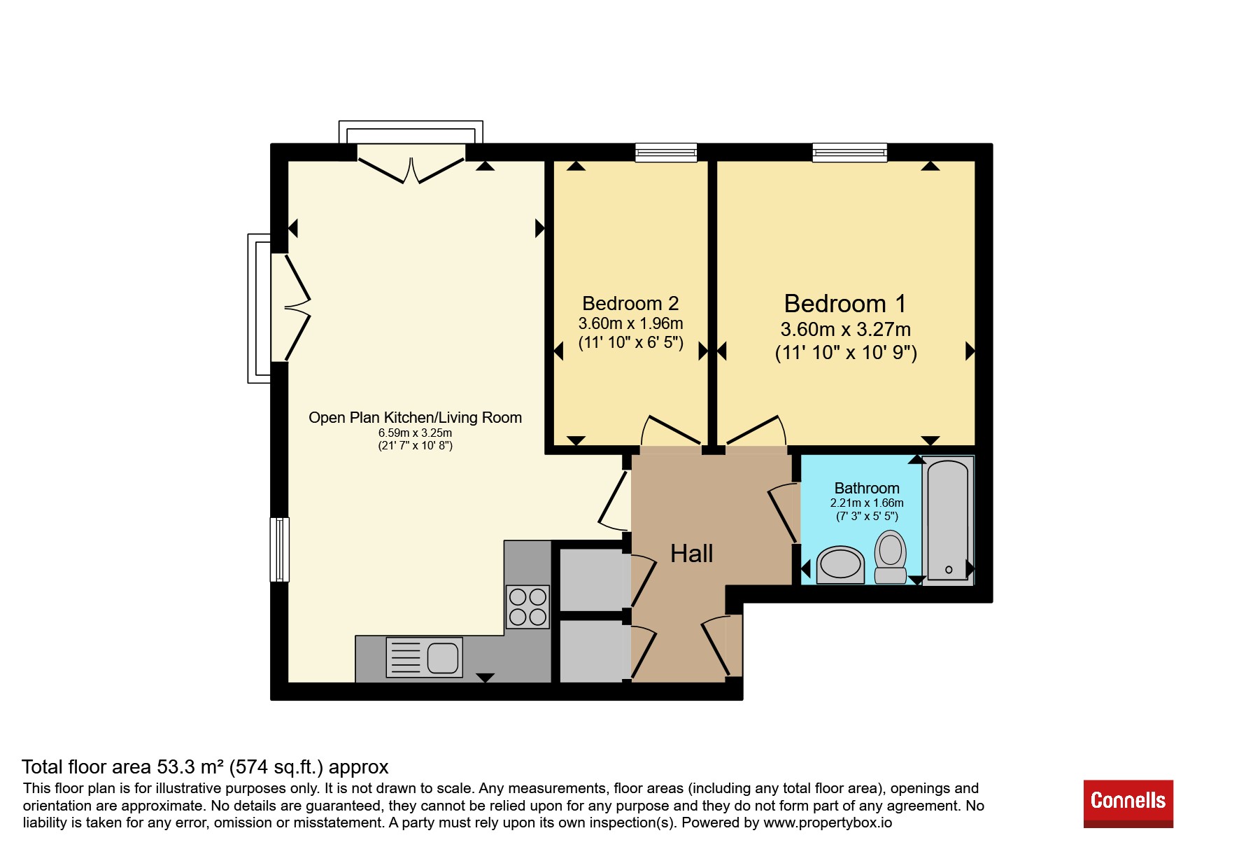 45, Loughland Close, Leicester floorplan