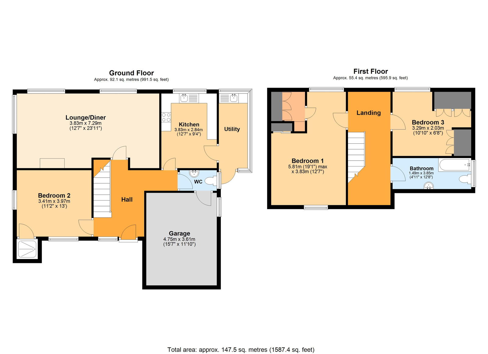Ysgubor Fach,Vista, Ty Canol Lane, Caerphilly floorplan