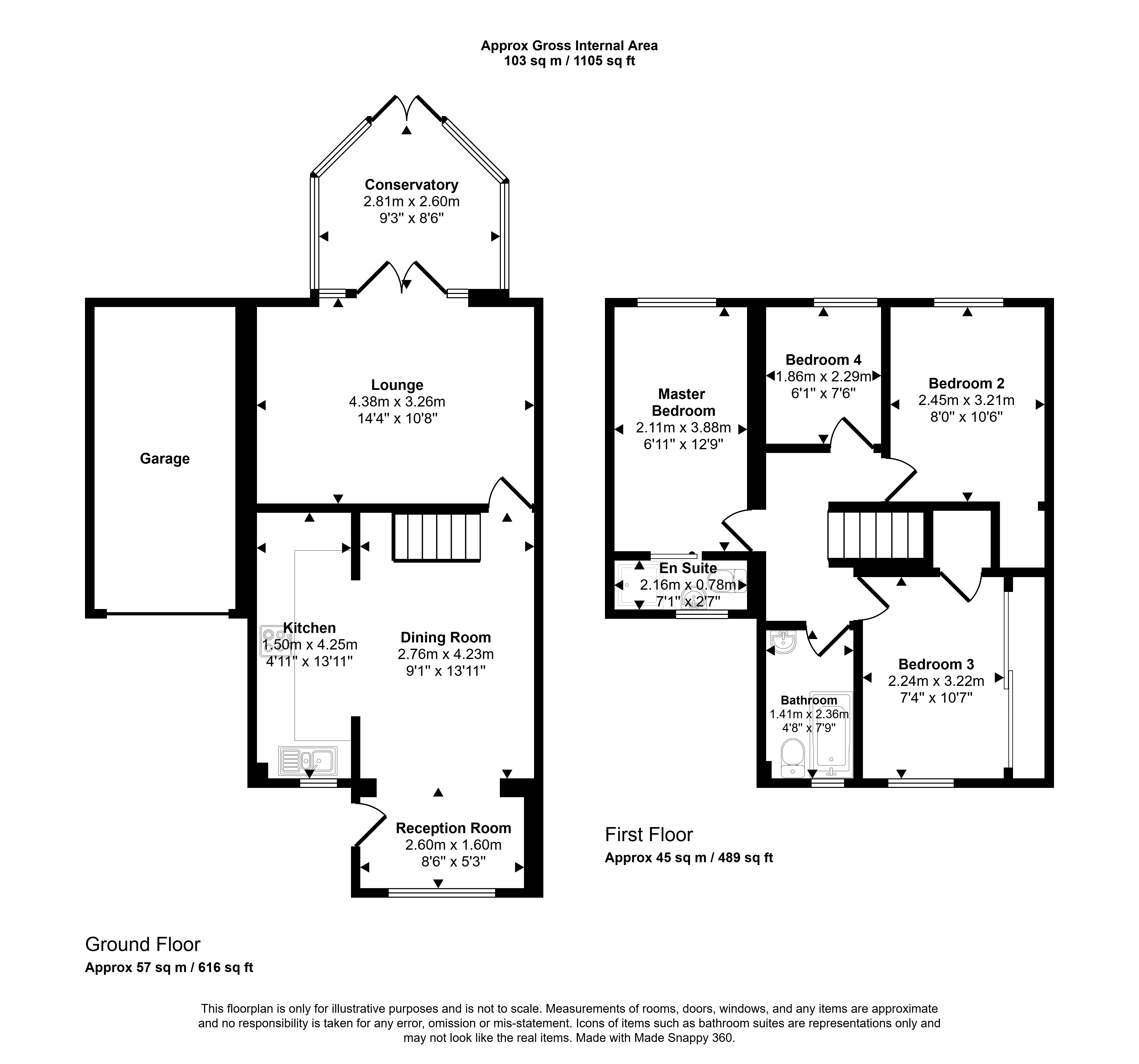 11, Dilston Close, Peterlee floorplan