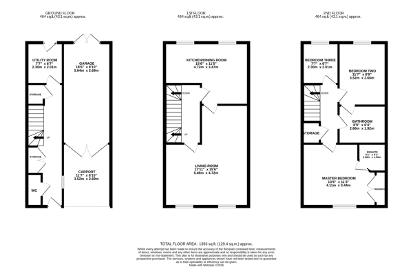 6, Mill View, Derbyshire floorplan