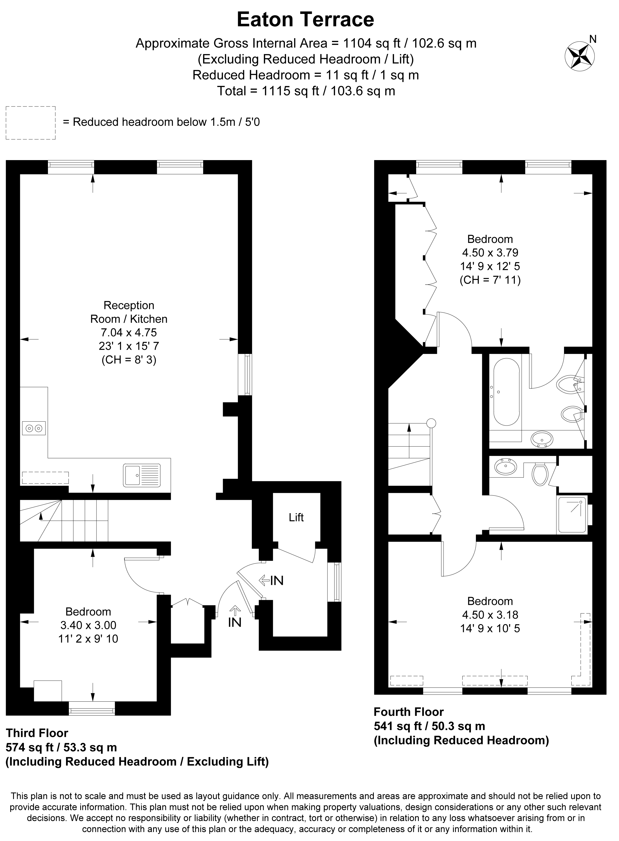 Eaton Terrace, London floorplan