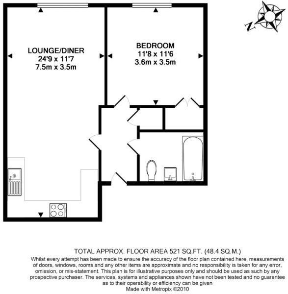 1 Bedrooms Flat to rent in Isaac Way, London SE1