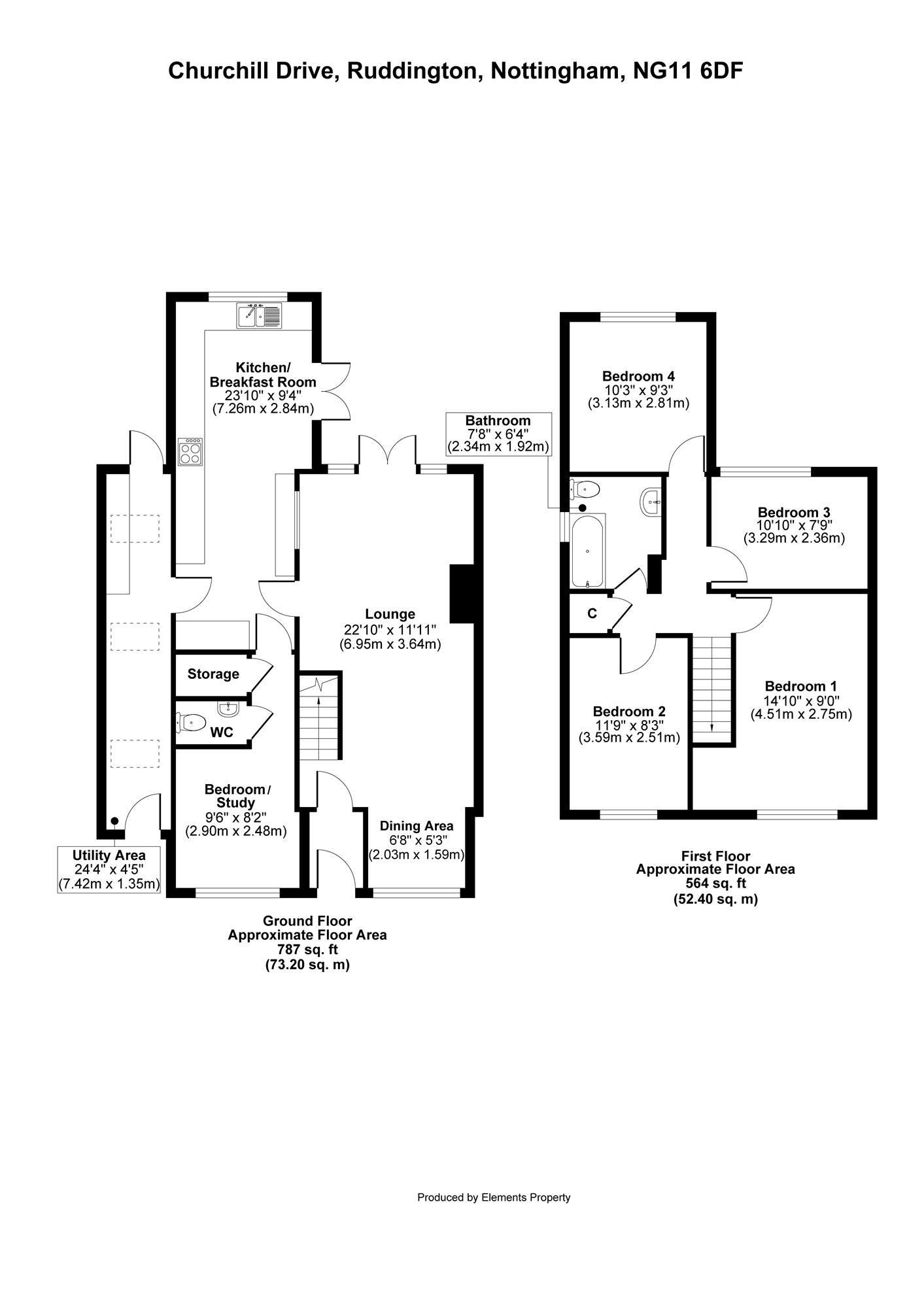 5 Bedrooms Semi-detached house for sale in Churchill Drive, Ruddington, Nottingham NG11