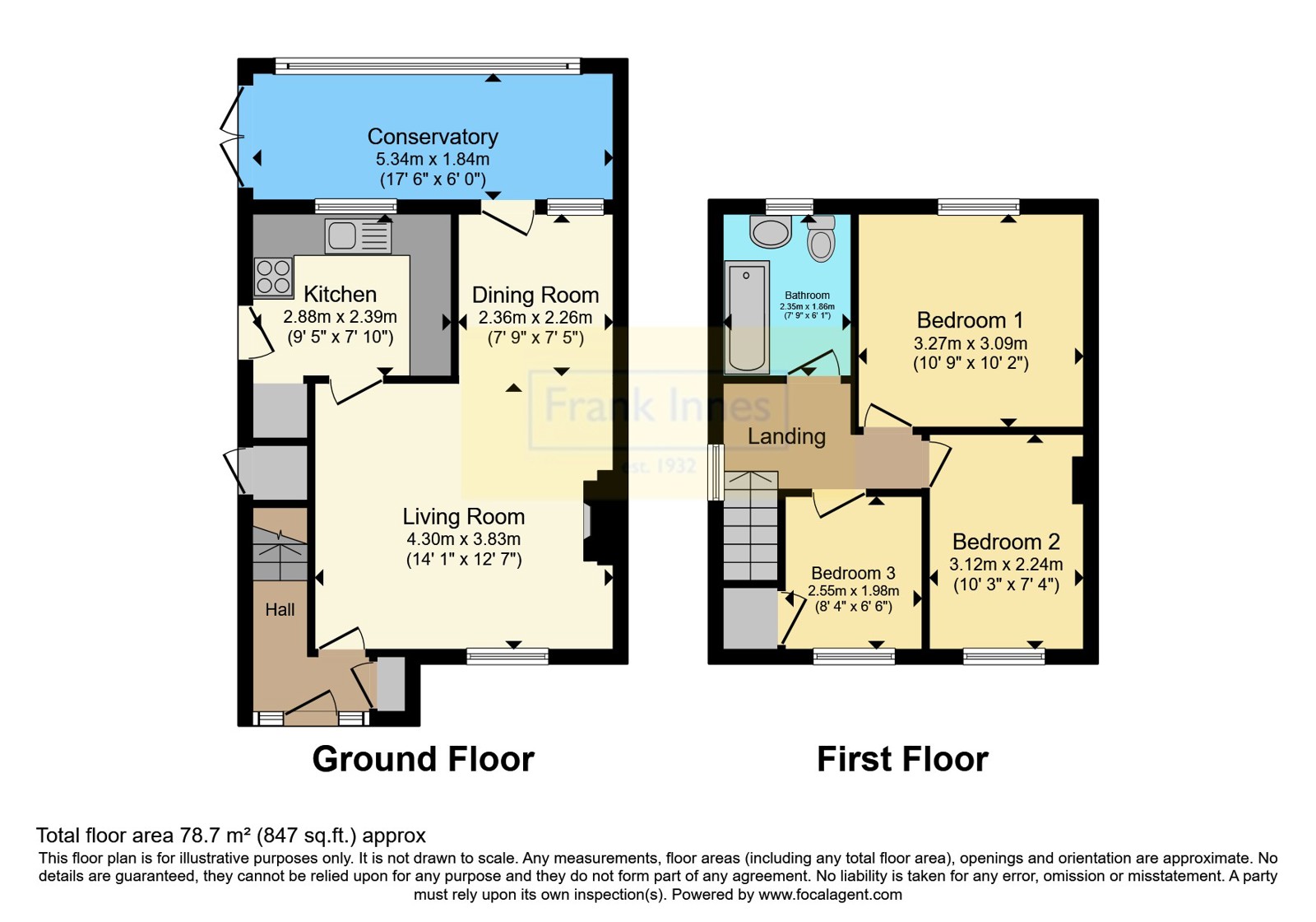 7, Chatsworth Road, Leicestershire floorplan
