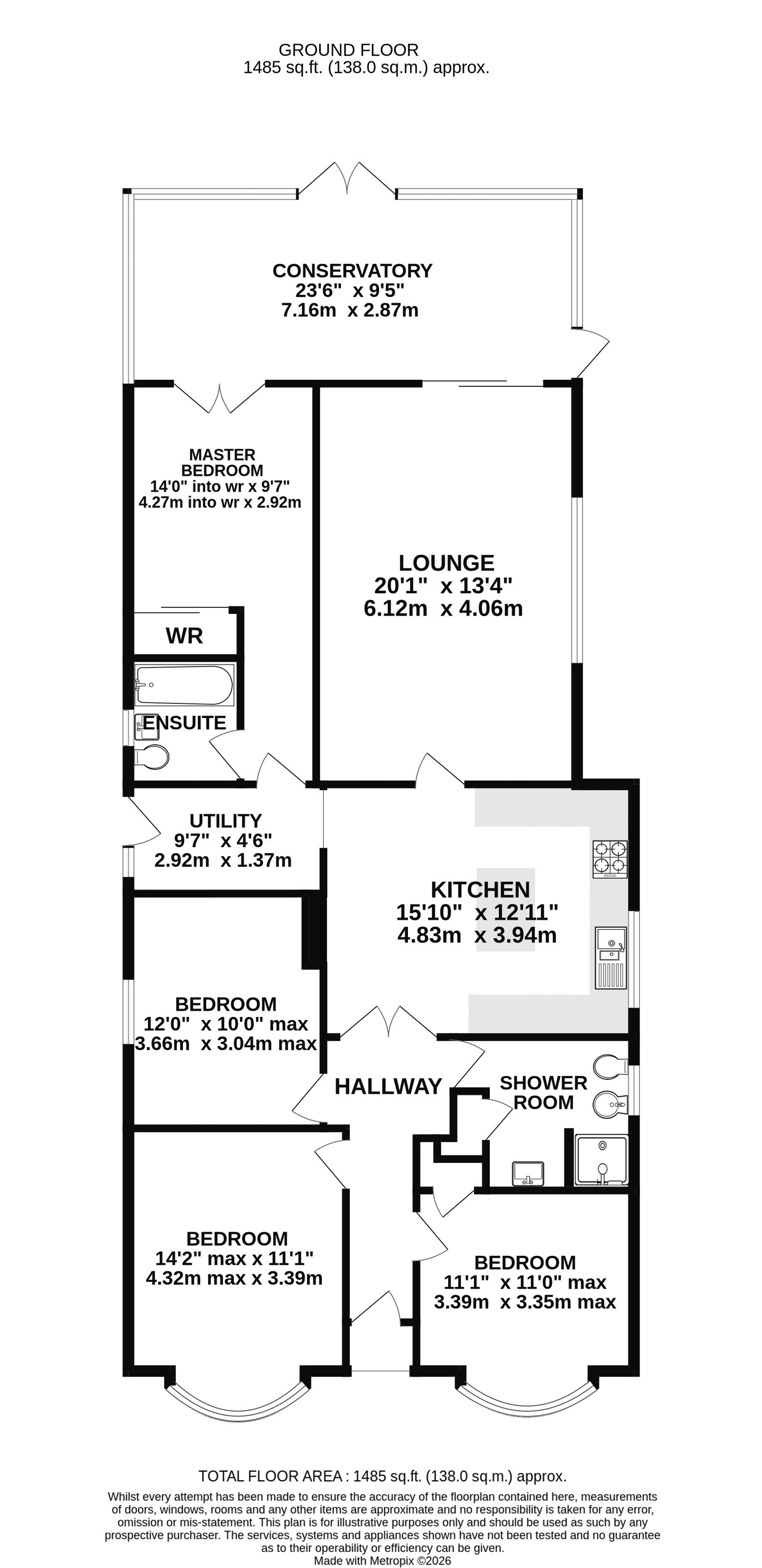 23, Hawthorn Road, Lincoln floorplan